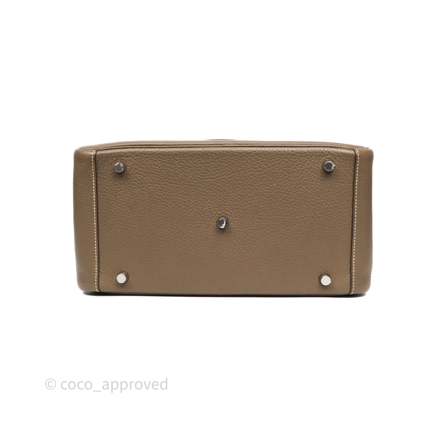 Hermès Lindy 30 Etoupe 18 Clemence Palladium Hardware