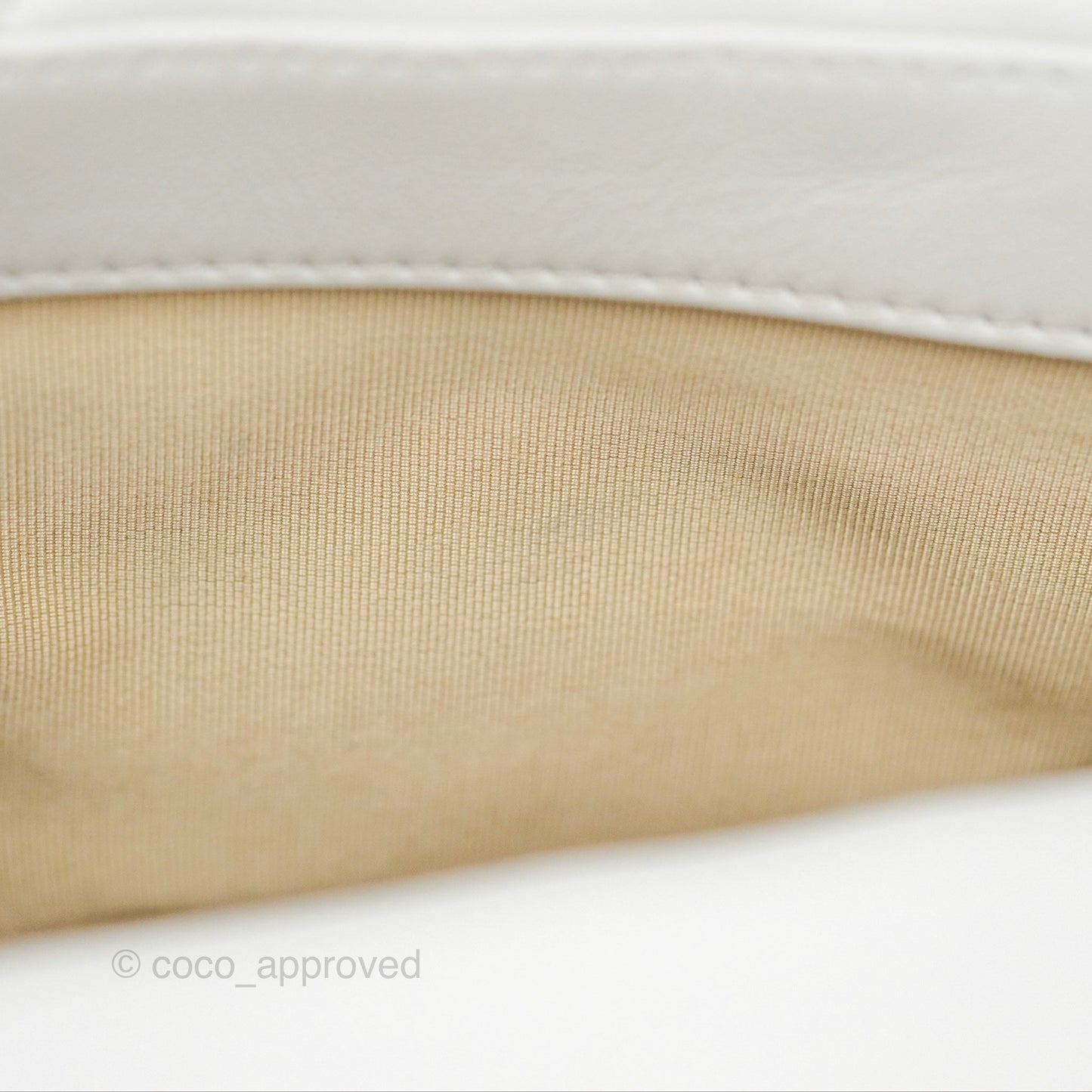 Chanel 19 Small Off White Mixed Hardware