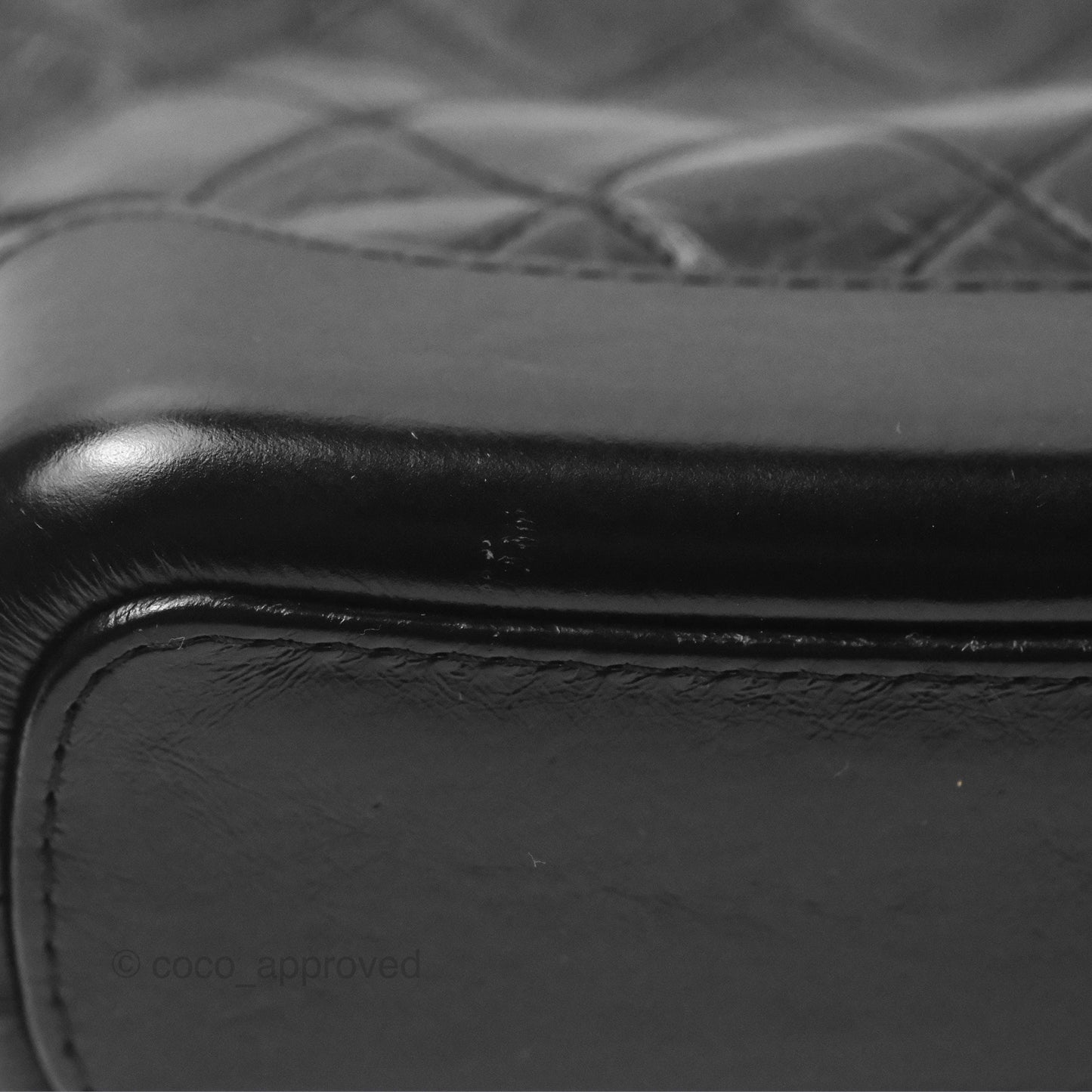 Chanel Small Gabrielle Hobo Quilted Black Aged Calfskin