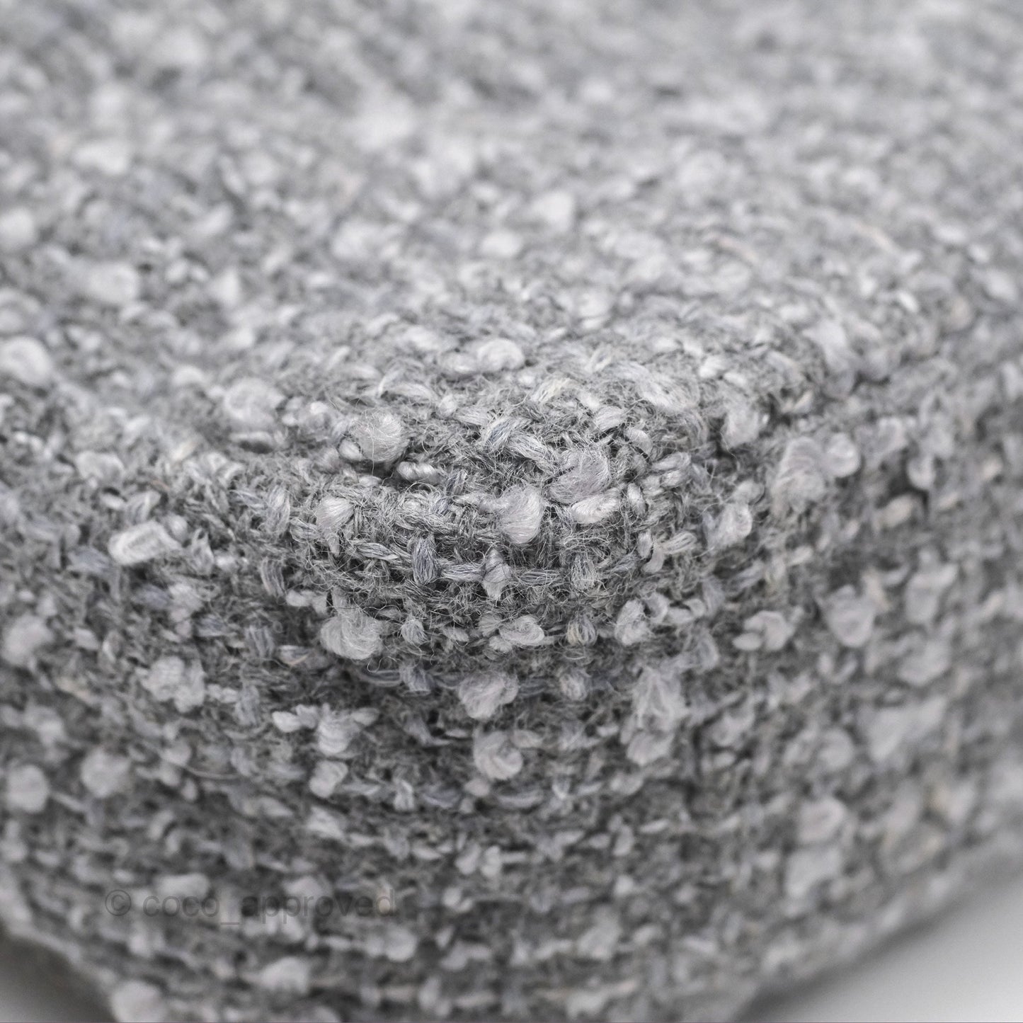 Chanel 19 Small Tweed Grey Mixed Hardware