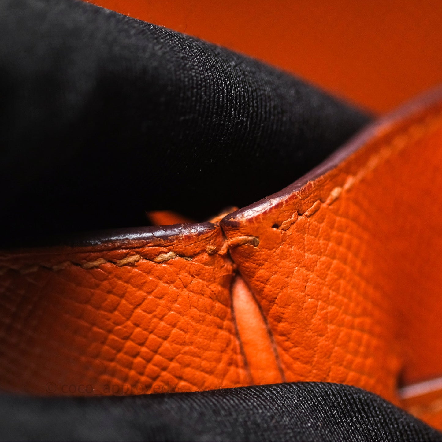 Hermès Birkin 30 Retourne Orange Epsom Palladium Hardware