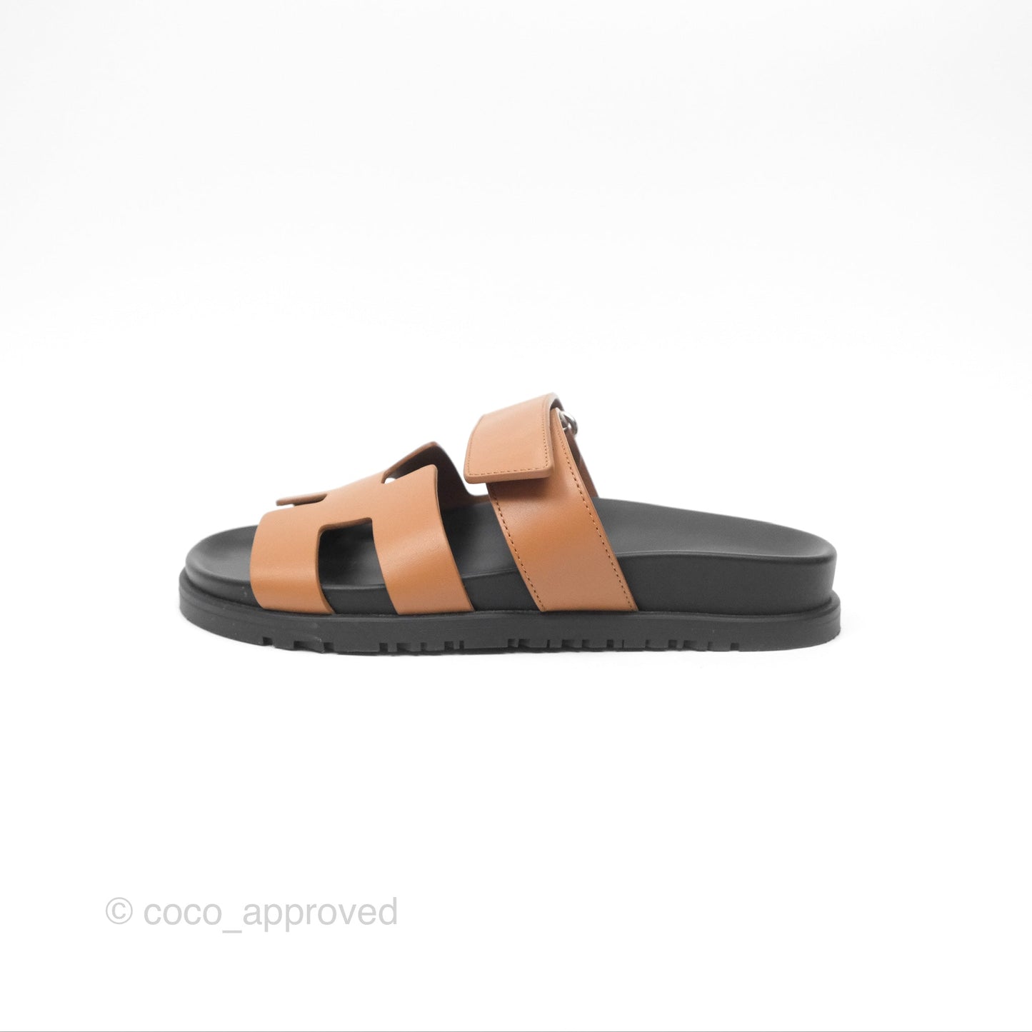 Hermès Chypre Sandal Gold Calfskin Size 35.5
