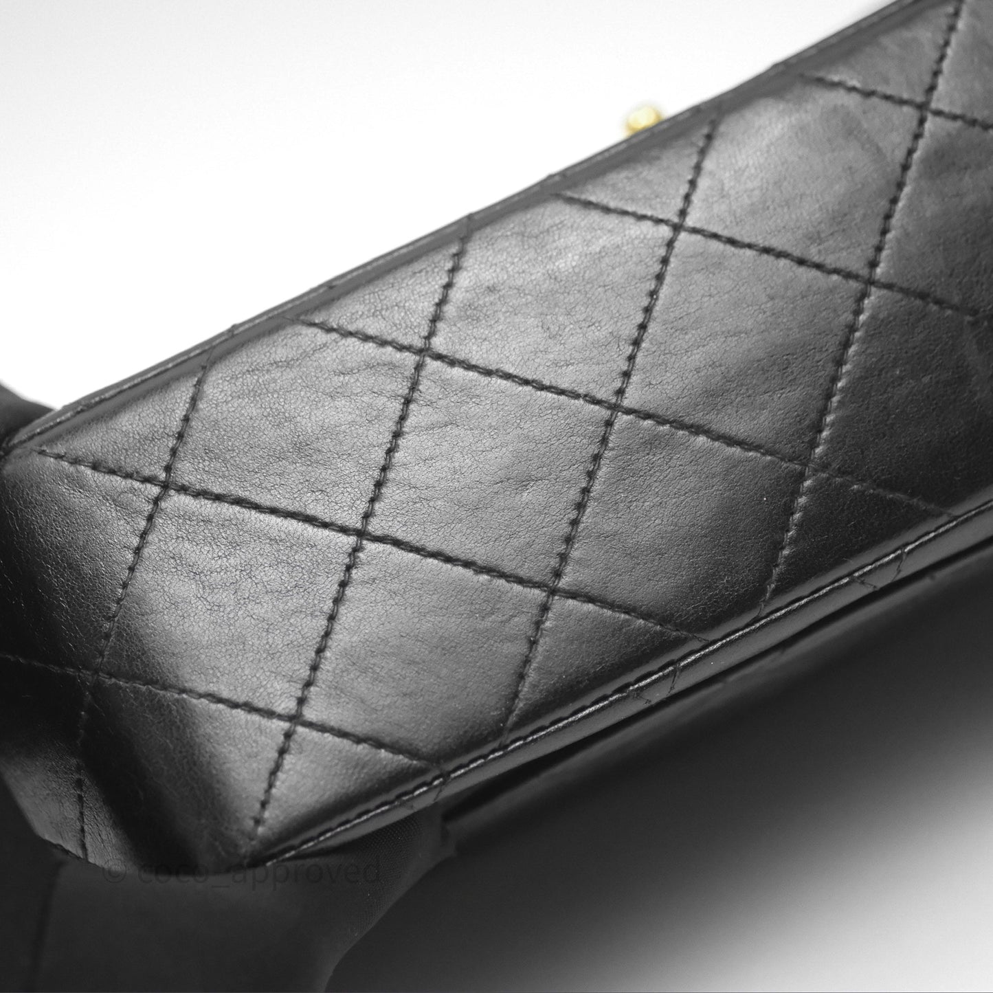 Chanel Classic Vintage Small Flap Black Lambskin 24K Gold Hardware