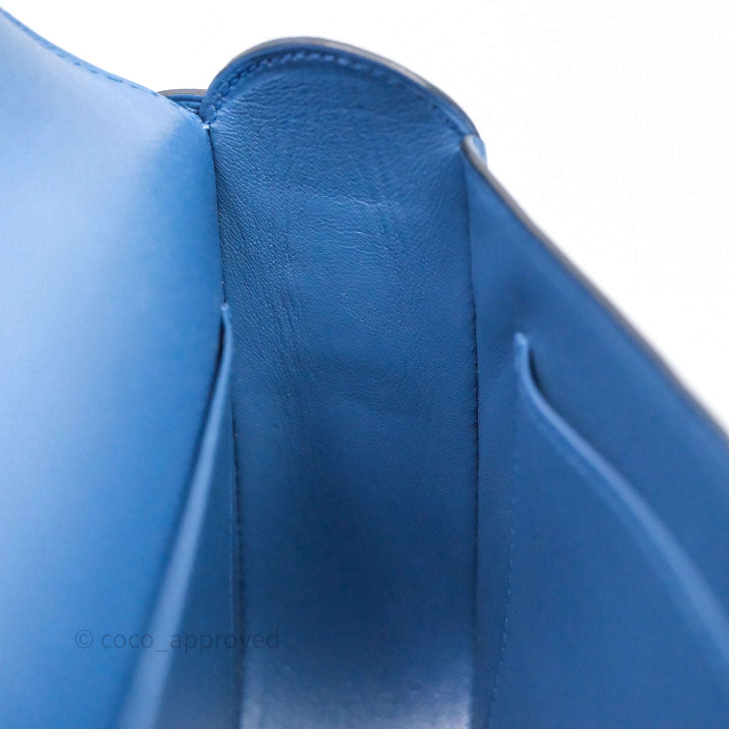 Hermès Cherche-Midi R2 Bleu Agate Epsom Palladium Hardware