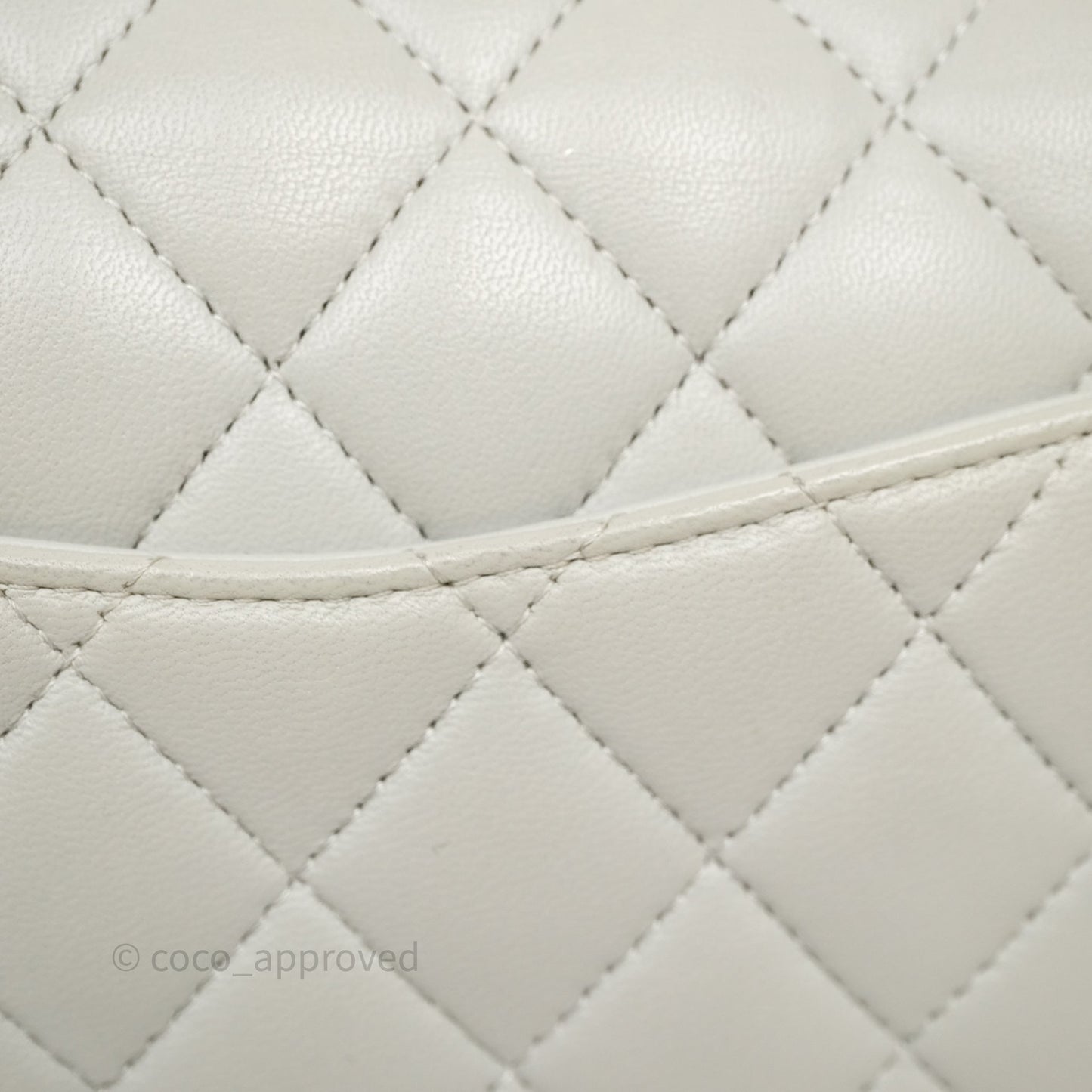 Chanel Small Classic Flap Quilted Grey Lambskin Gold Hardware