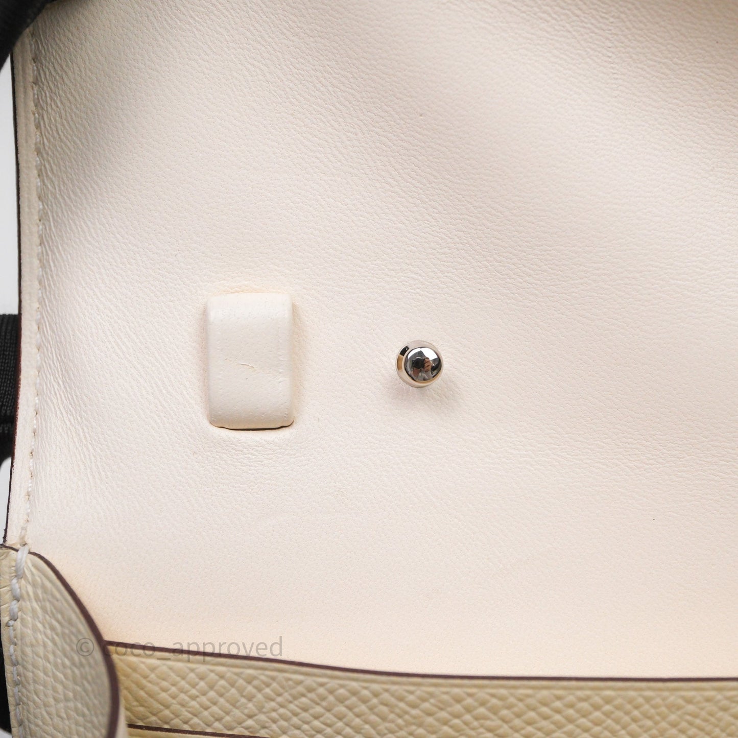 Hermès Constance To Go Wallet Nata I2 Epsom Palladium hardware
