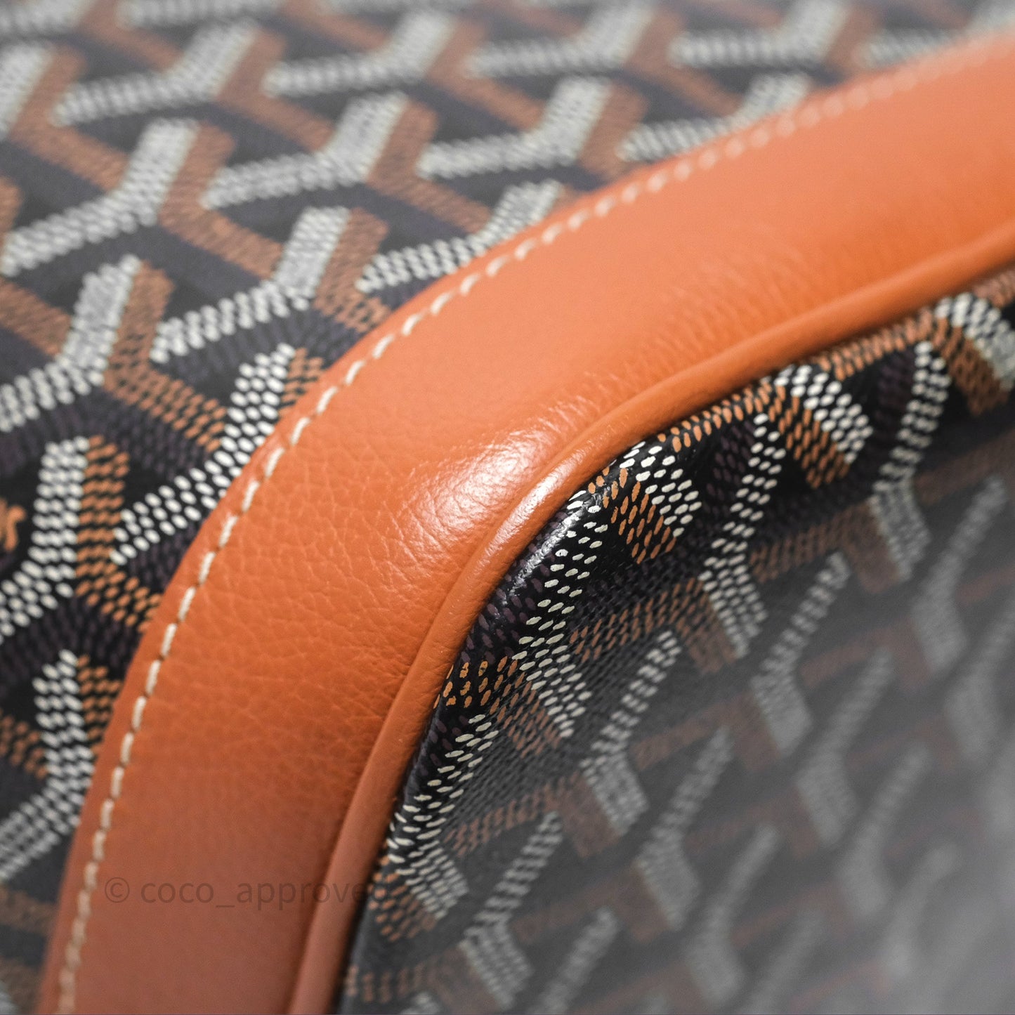 Goyard Petit Flot Bucket Bag Black & Tan Goyardine