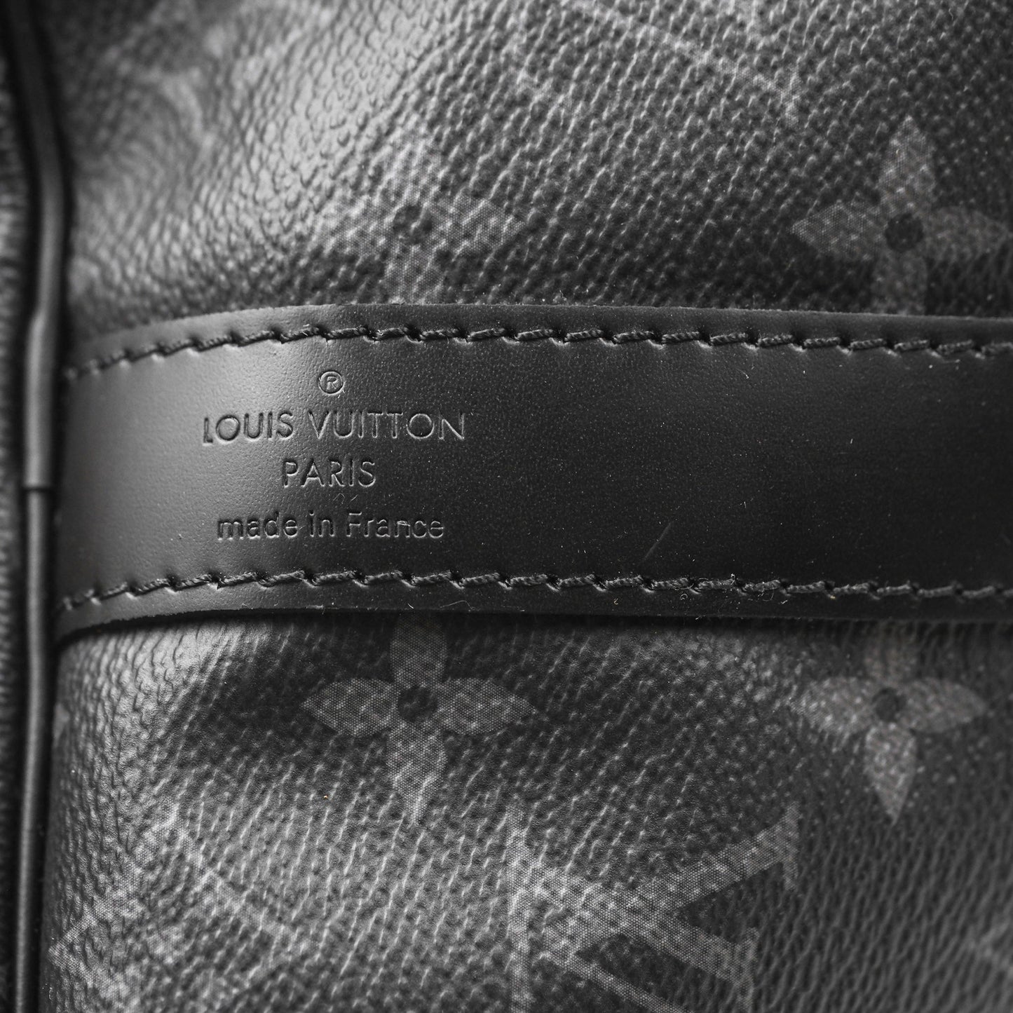Louis Vuitton Keepall Bandoulière 45 Duffle Bag Monogram Eclipse Canvas