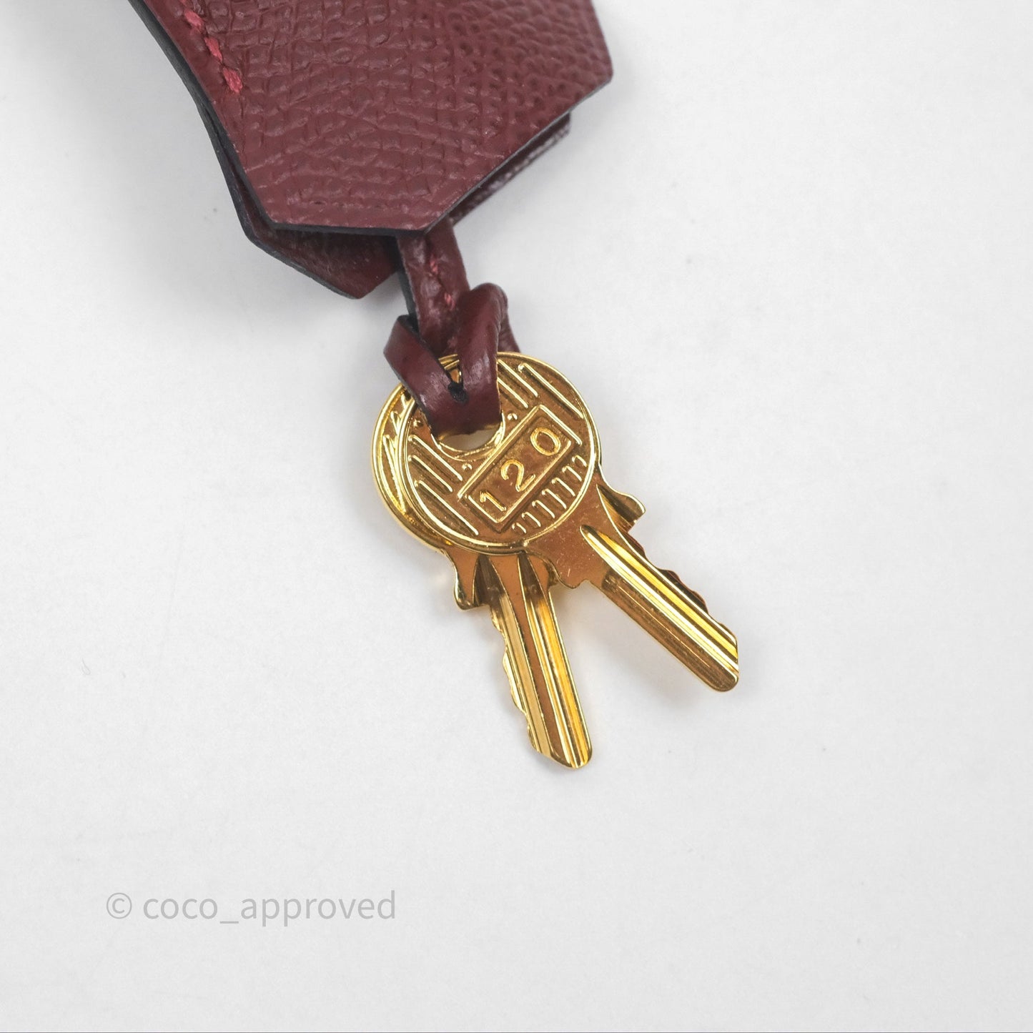 Hermès Sellier Kelly 25 Rouge H Epsom Gold Hardware