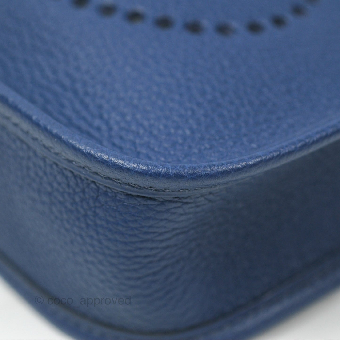 Hermès Mini Evelyne 16 Bleu Saphir Taurillon Maurice Sangle Flipperball Palladium Hardware