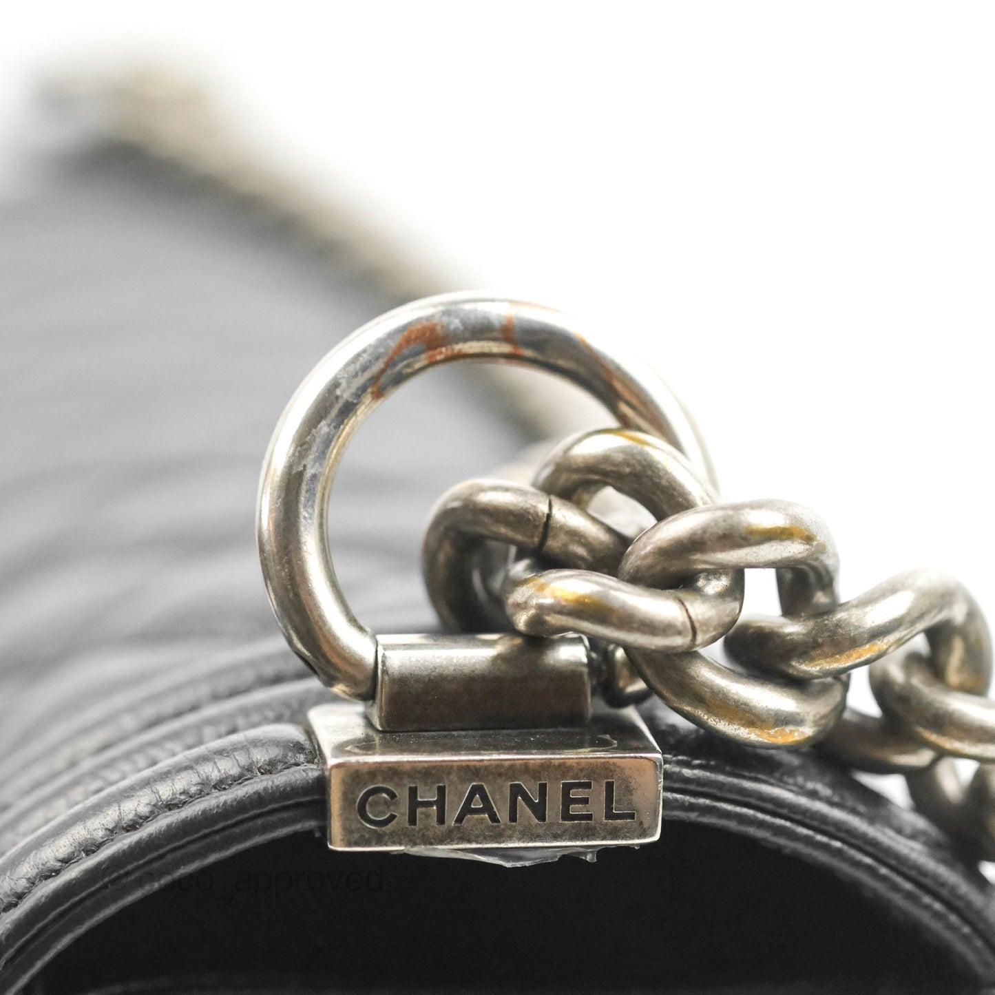 Chanel Quilted New Medium Boy Black Caviar Ruthenium Hardware