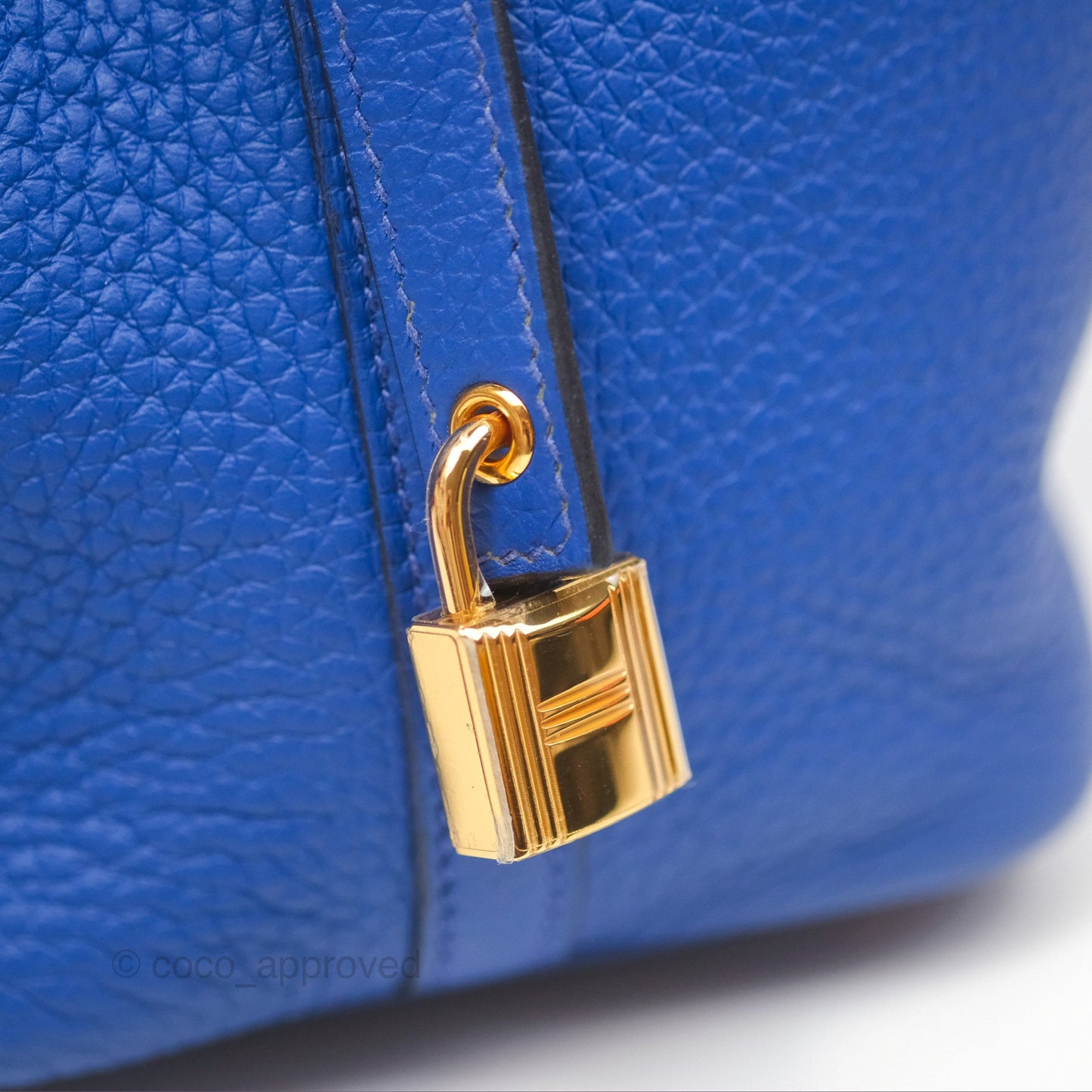 Hermès Picotin Lock 18 Bleu Royal Taurillon Clemence Gold Hardware