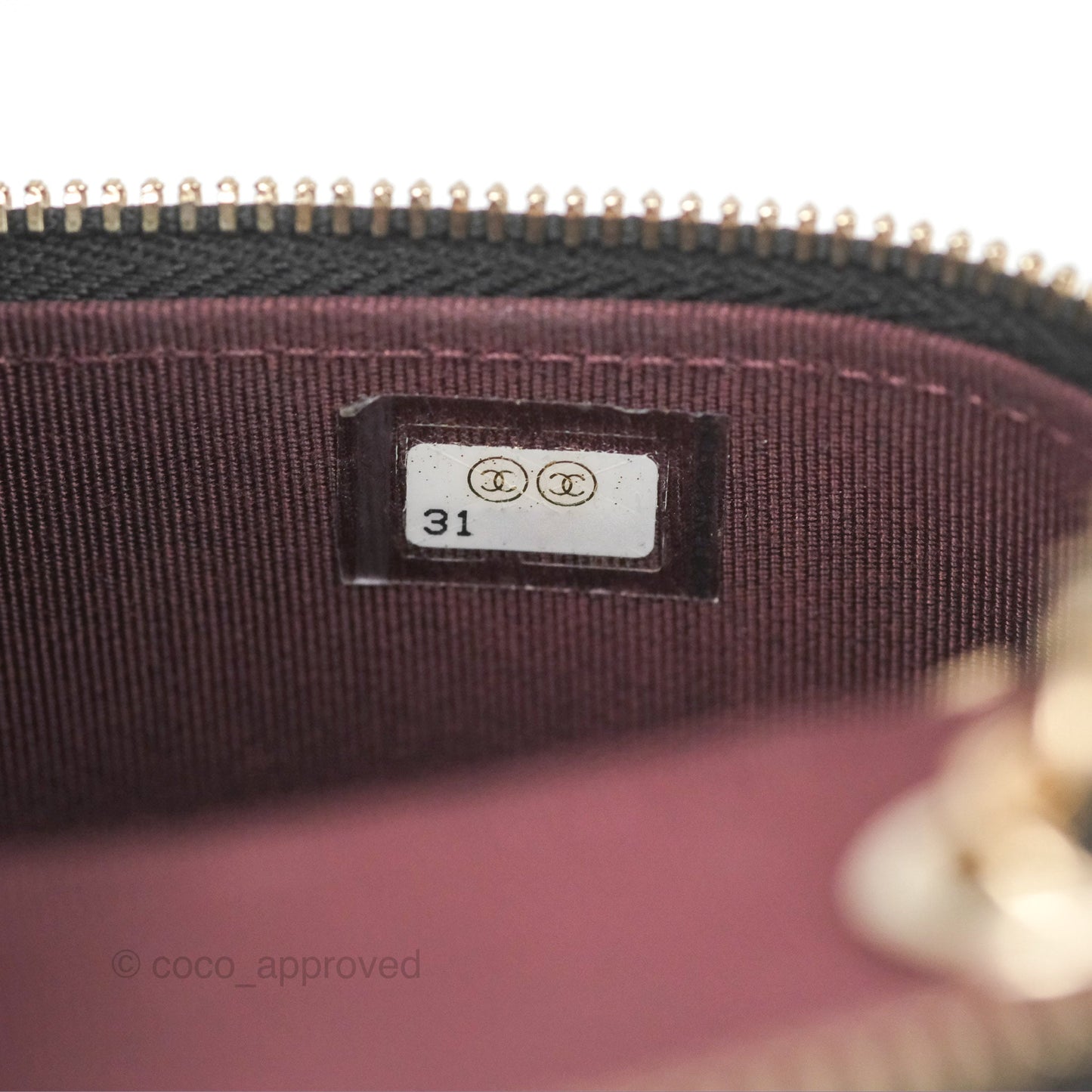 Chanel Classic Mini Vanity With Chain Black Caviar Gold Hardware
