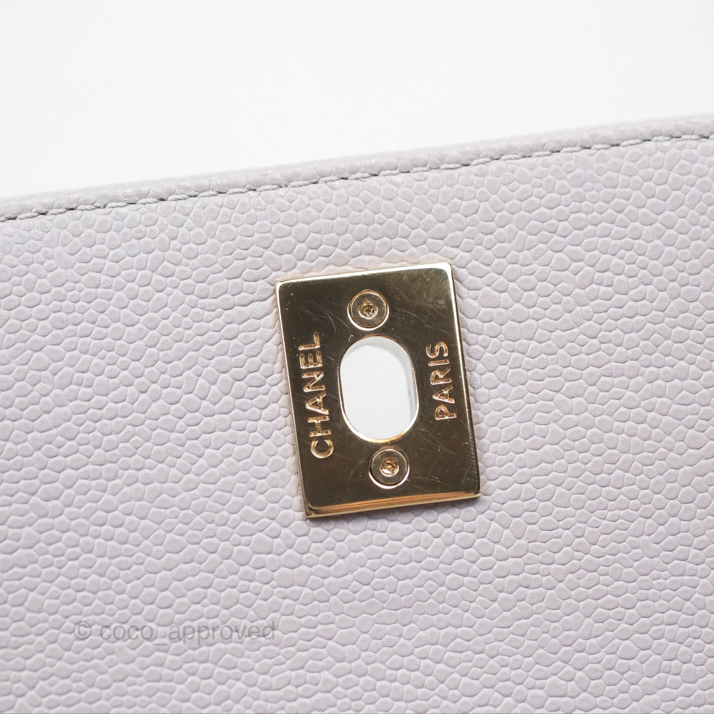 Chanel Mini Business Affinity Backpack Grey Caviar Gold Hardware 22B