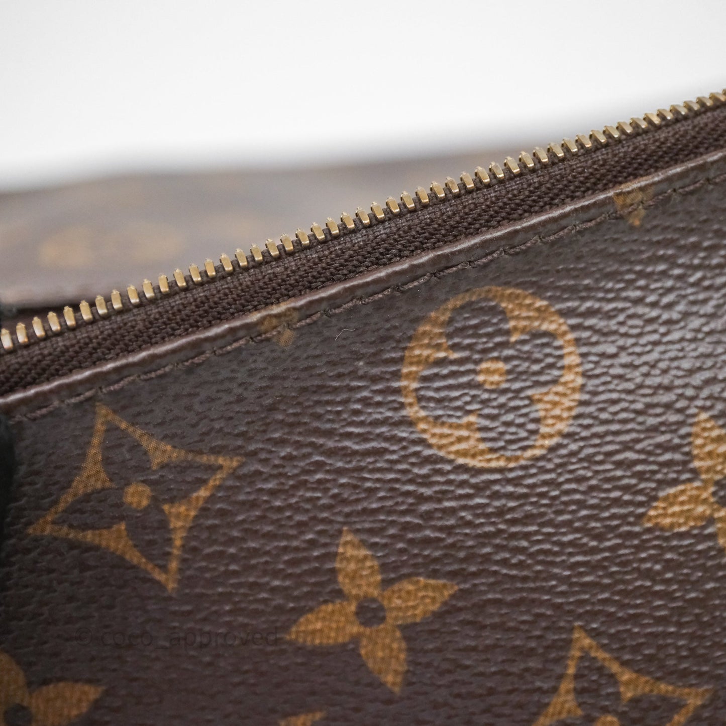 Louis Vuitton Multi Pochette Accessories Khaki Monogram Canvas