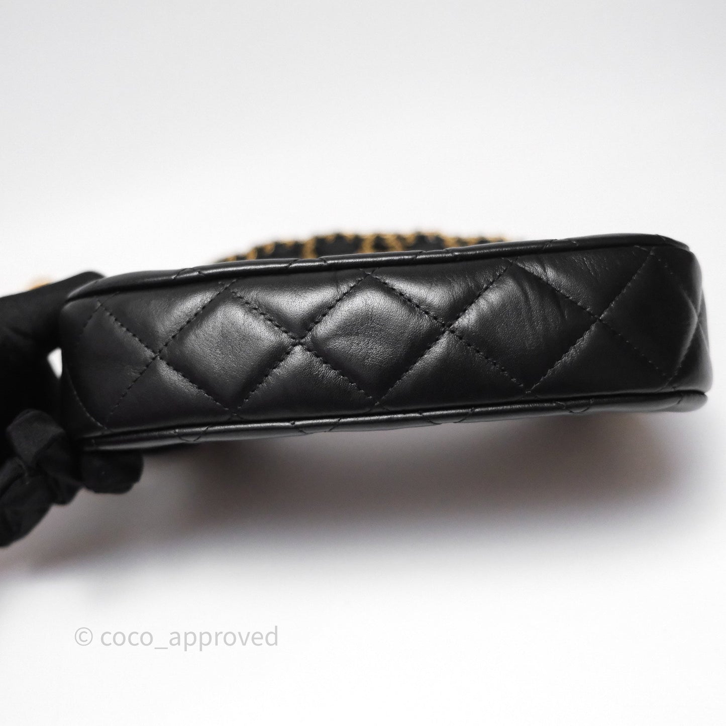 Chanel Hobo Bag Black Aged Calfskin Aged Gold Hardware