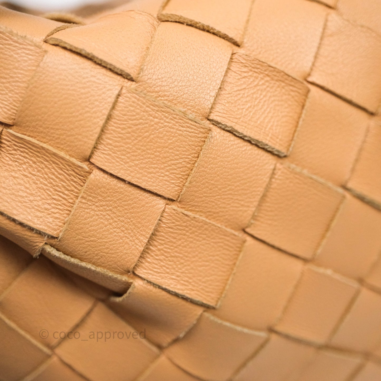 Bottega Veneta Mini Jodie Bag Intrecciato Beige Lambskin