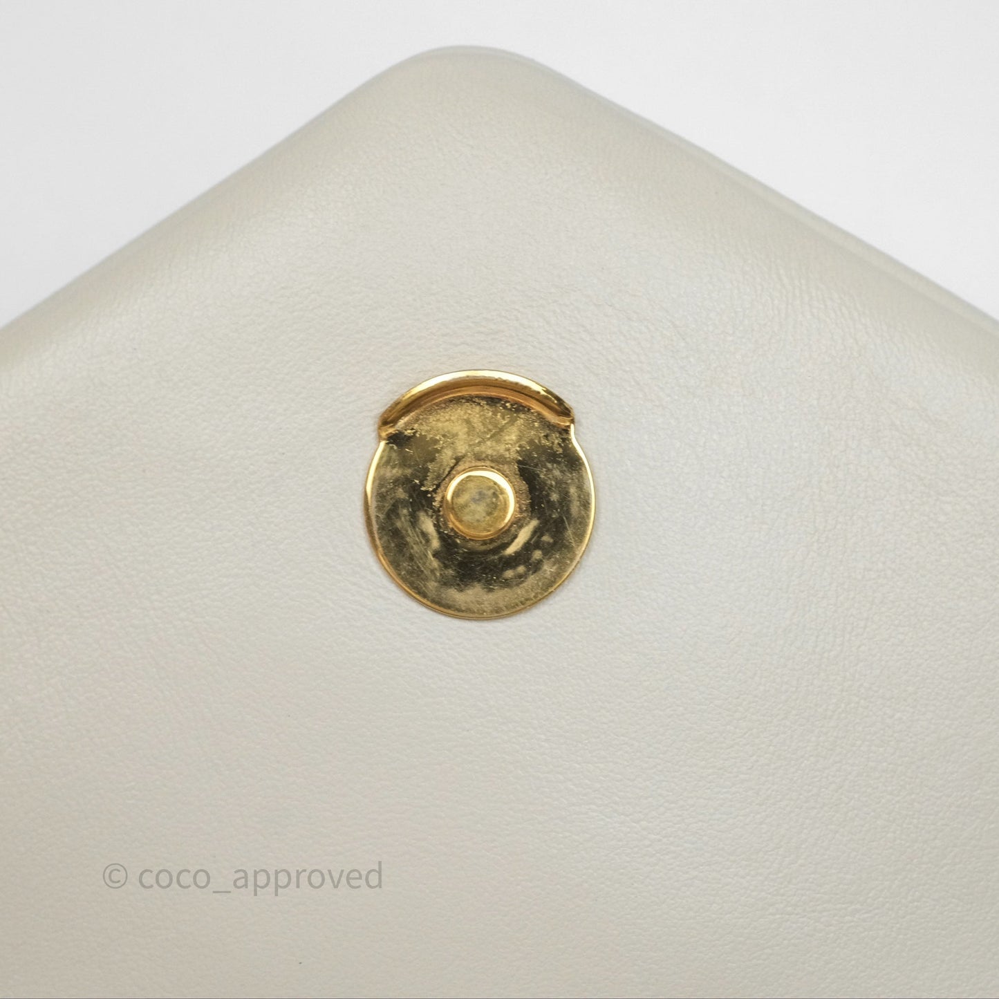 Saint Laurent Loulou Small Flap Bag Ivory Light Beige Gold Hardware