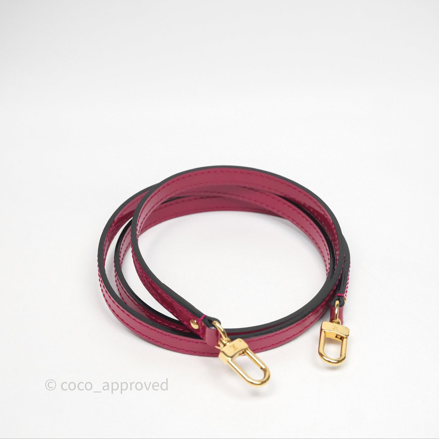 Louis Vuitton Alma BB Red Patent Gold Hardware