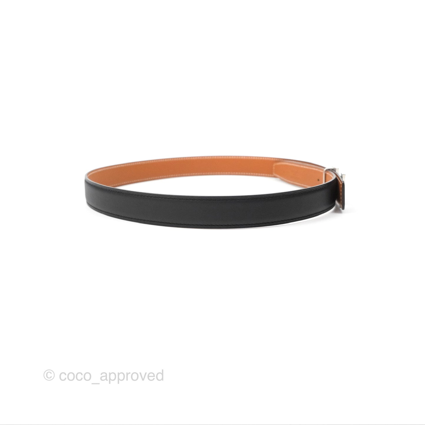 Hermès Constance Belt Buckle & Reversible Leather Strap Size 75