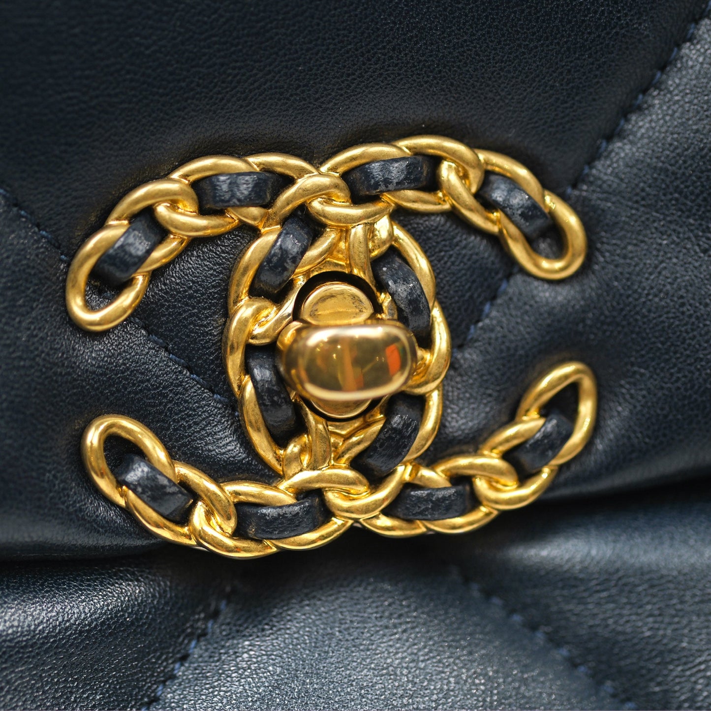Chanel 19 Small Navy Mixed Hardware