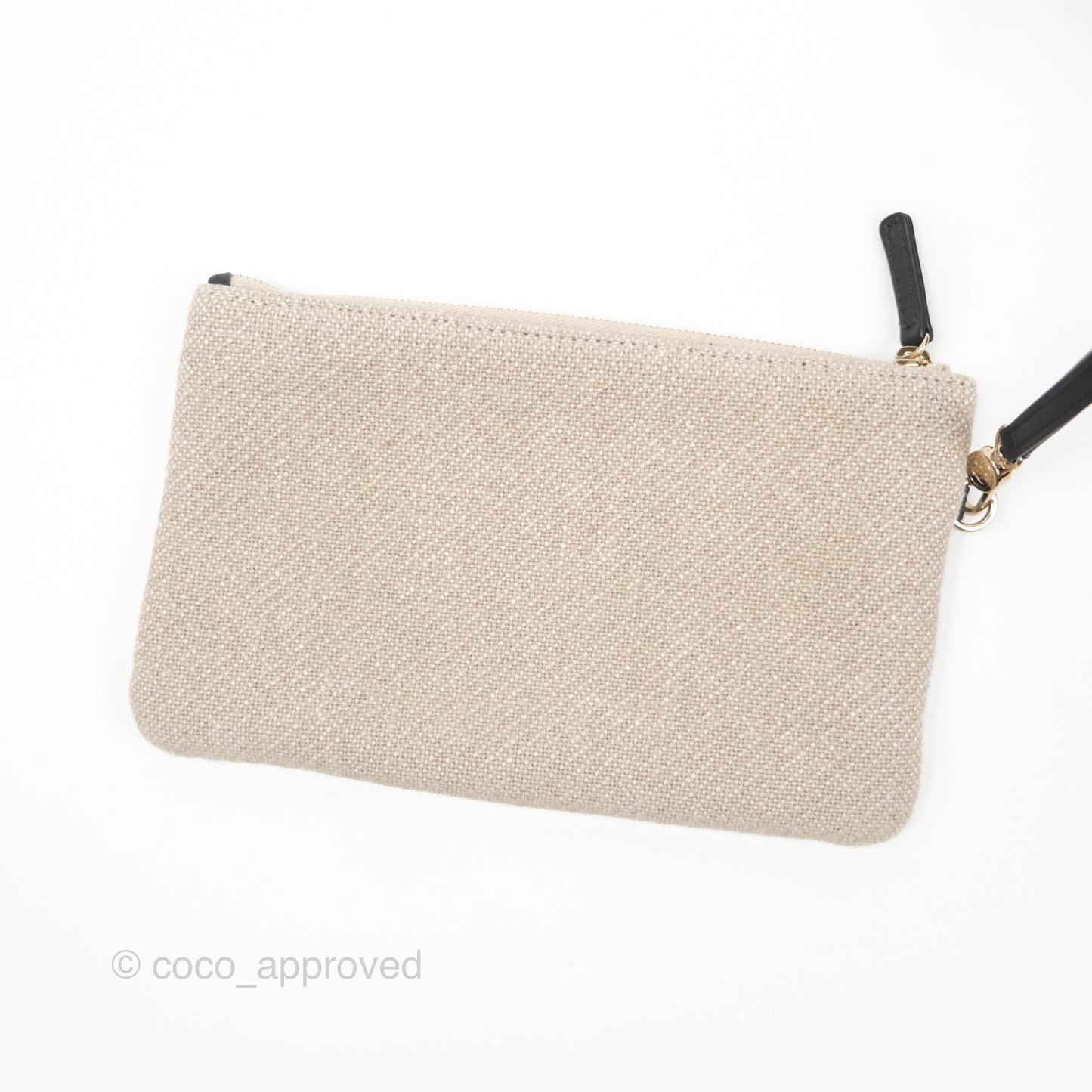 Chanel New Small Deauville Black/Taupe Canvas