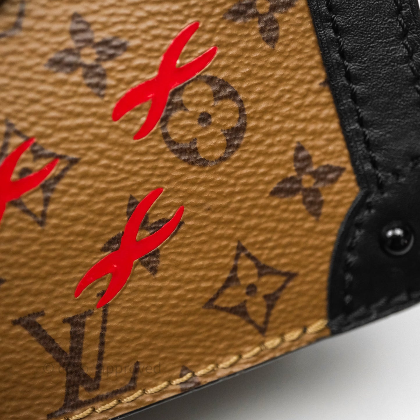 Louis Vuitton Monogram Reverse Trunk Clutch Bag
