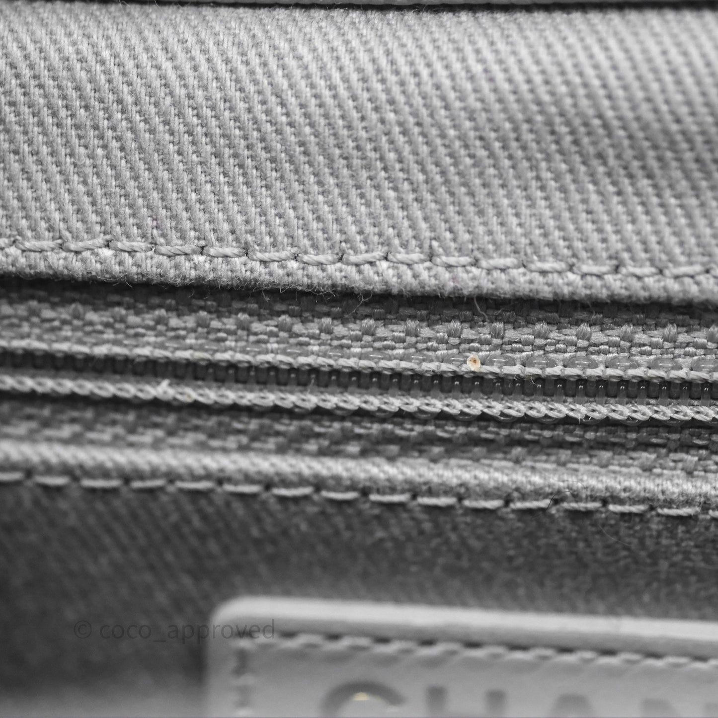 Chanel Quilted Medium Business Affinity Flap Grey Caviar Gold Hardware