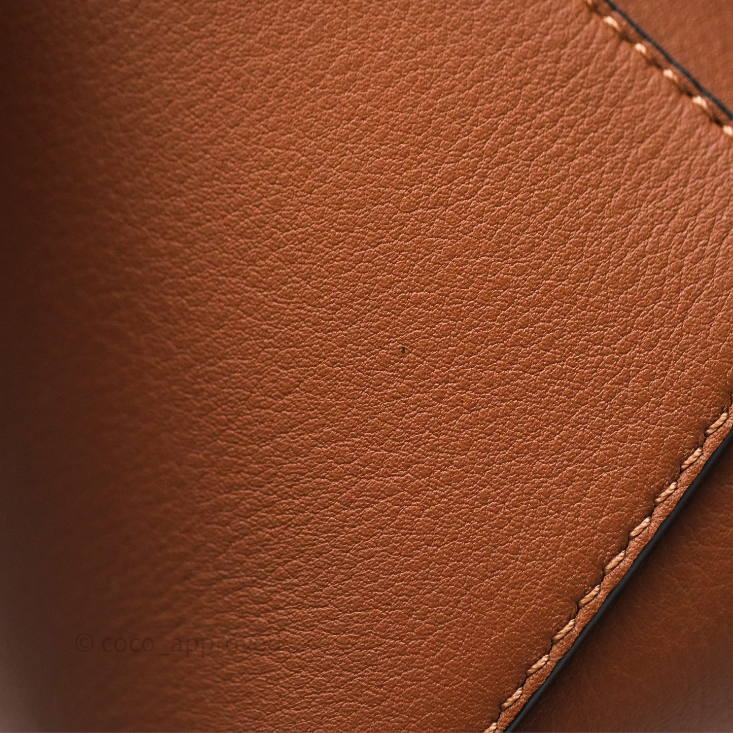 Loewe Small Puzzle Edge Bag in Tan Calfskin