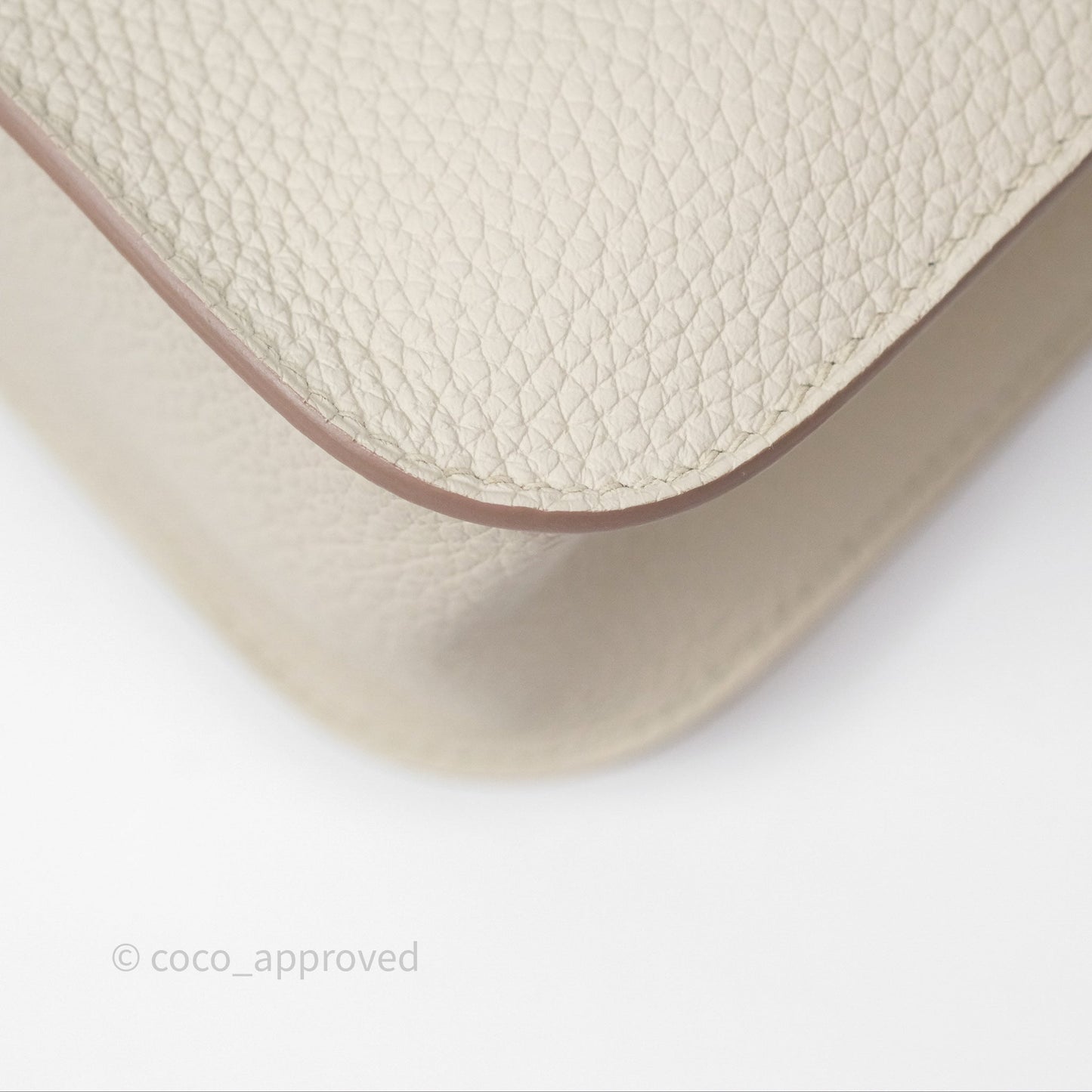 Hermès Halzan 25  Beton 8L Clemence Gold Hardware