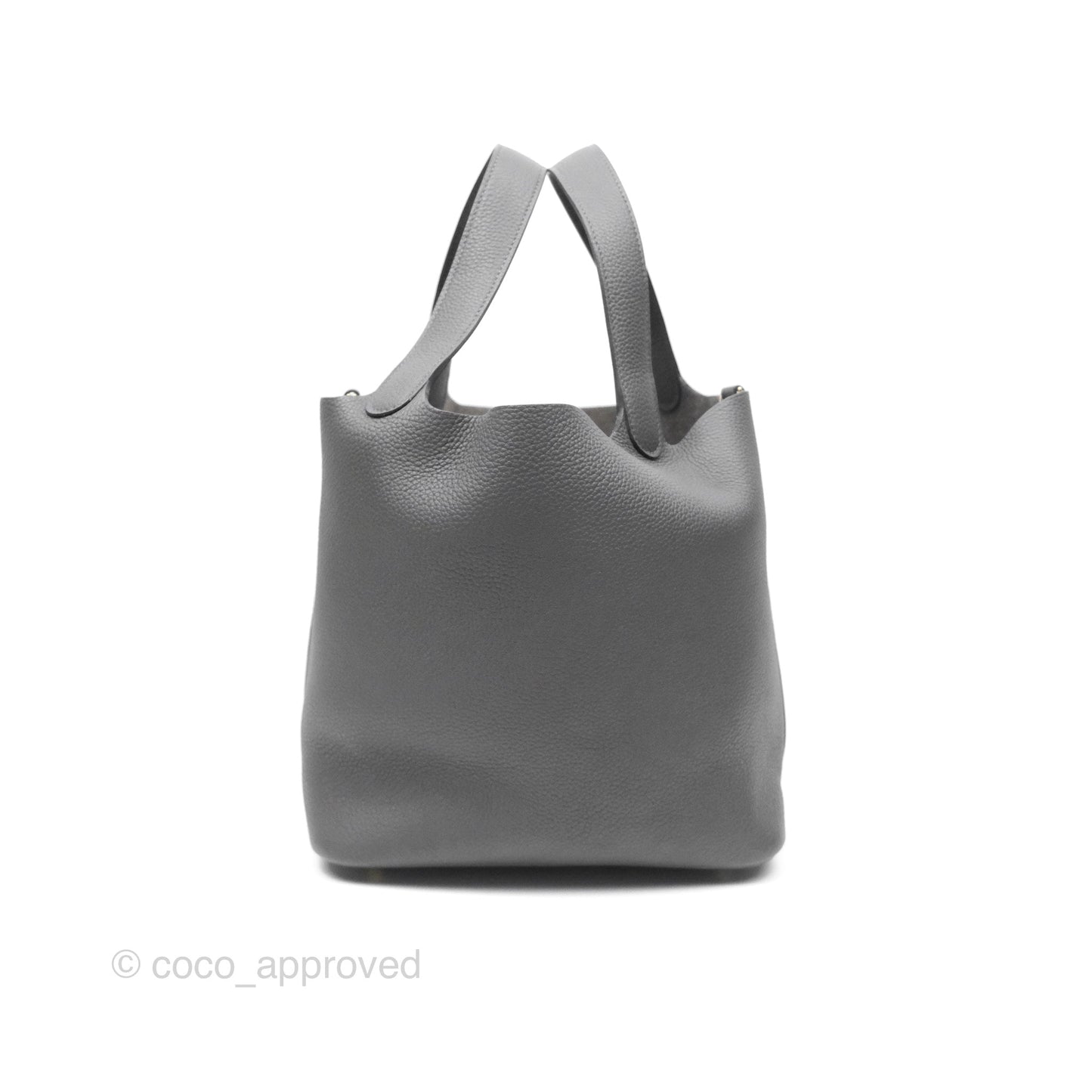 Hermès Picotin Lock 22 Graphite TM Gold Hardware