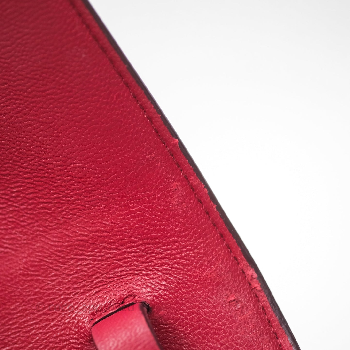 Celine Small Classic Box Flap Red Calfskin