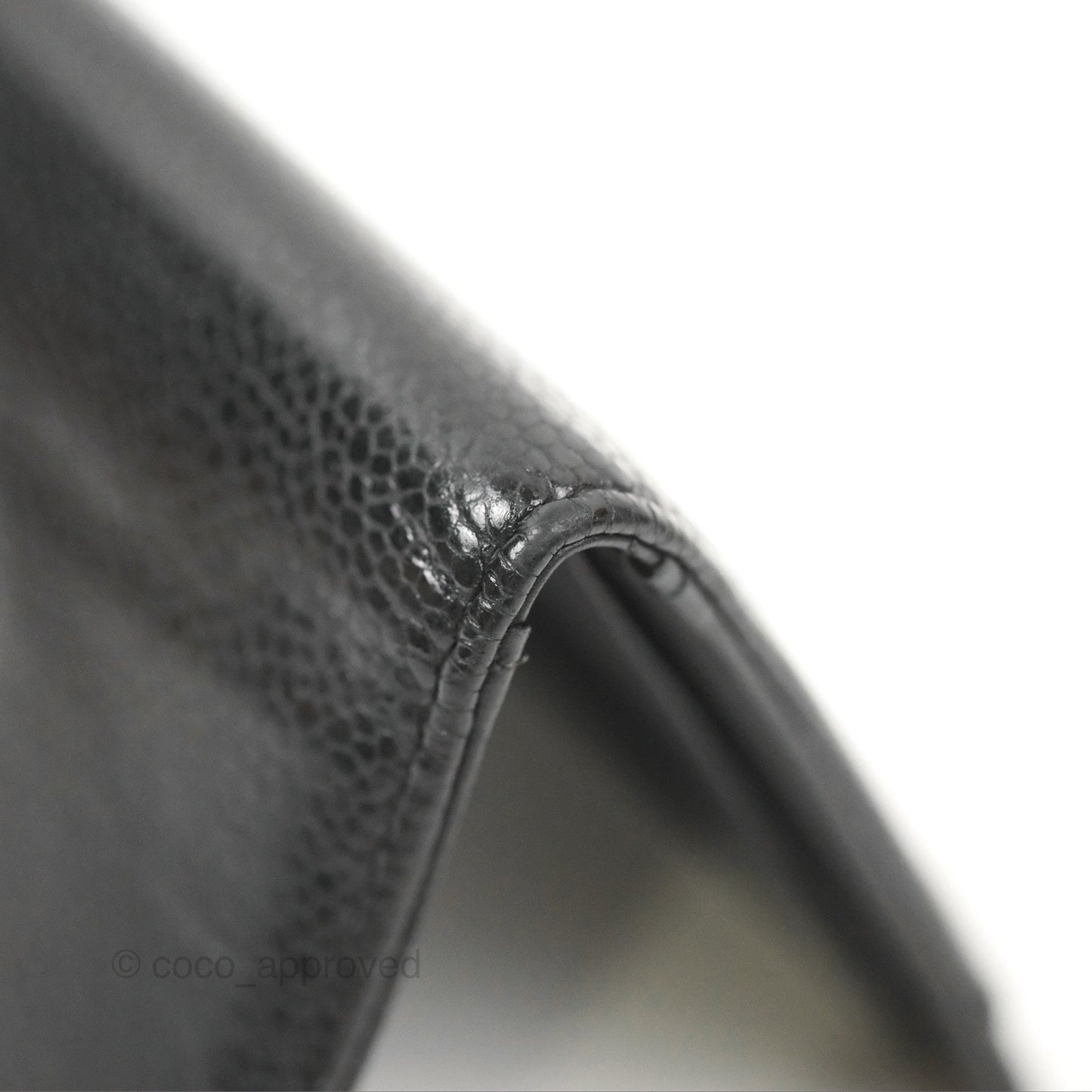 Chanel CC Card Holder Black Caviar