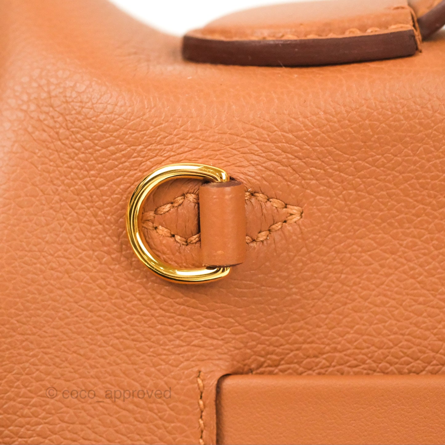 Hermès 24/24 21 Mini Gold Evercolor/Swift Gold Hardware