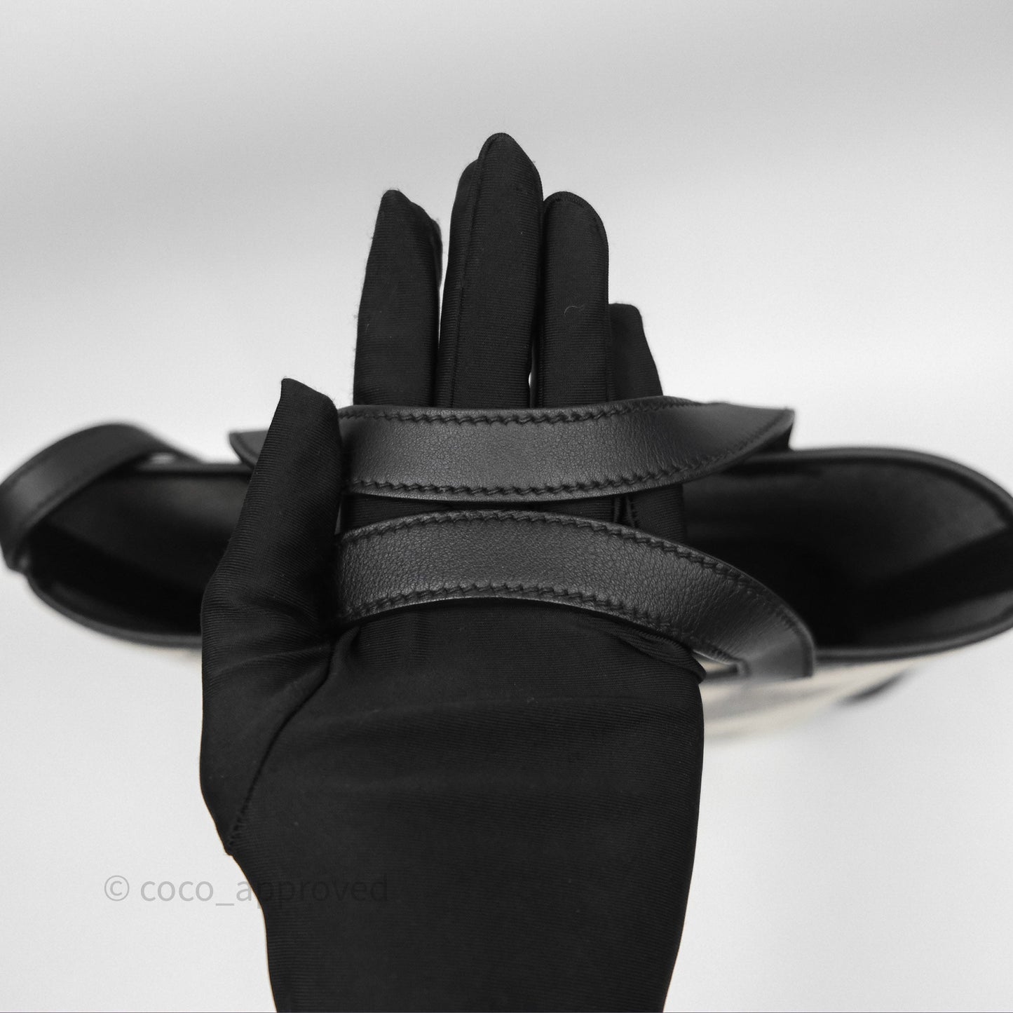 Hermès Cabas H En Biais 27 Noir 89 Swift/Canvas