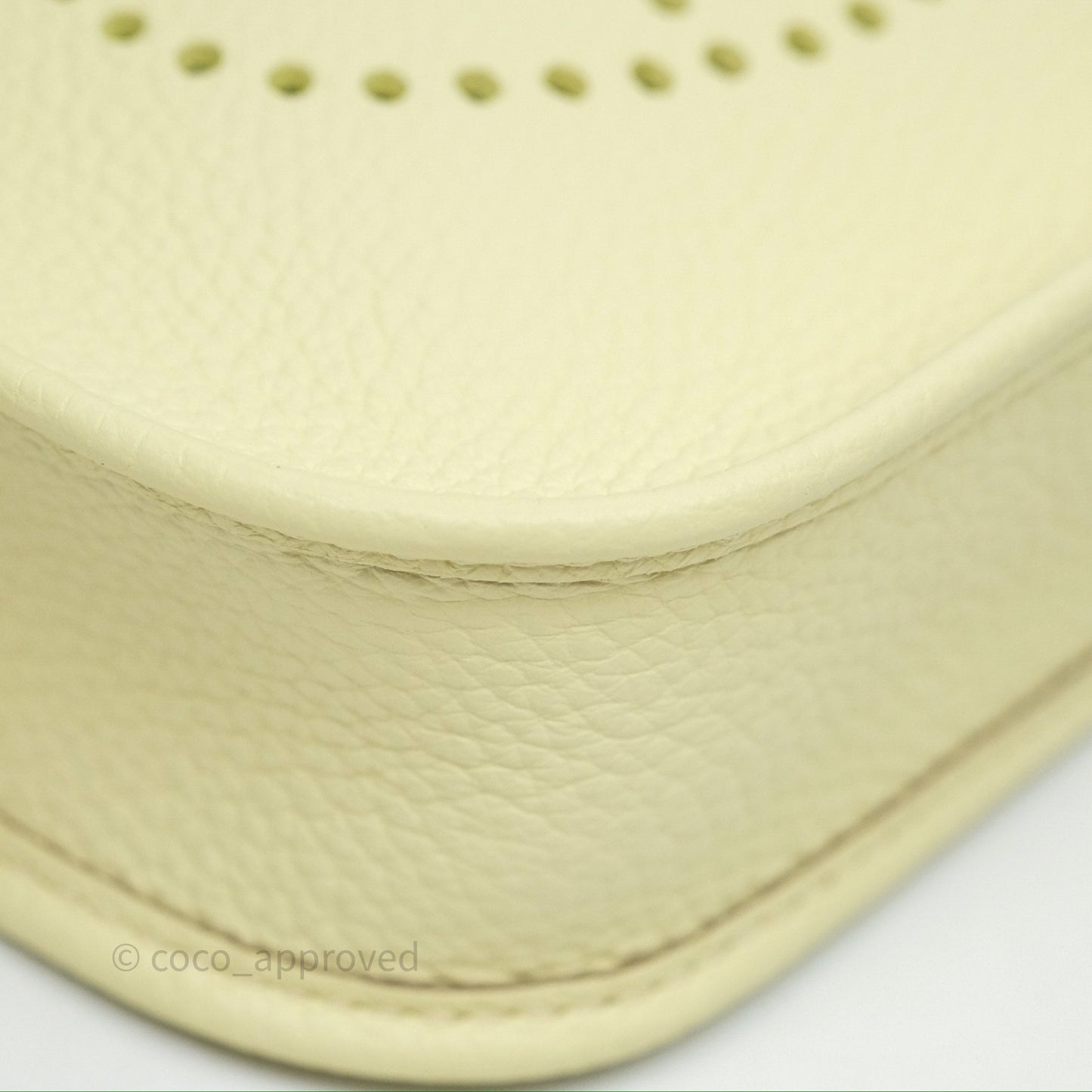 Hermès Mini Evelyne 16 Jaune Milton I8 Clemence Palladium Hardware