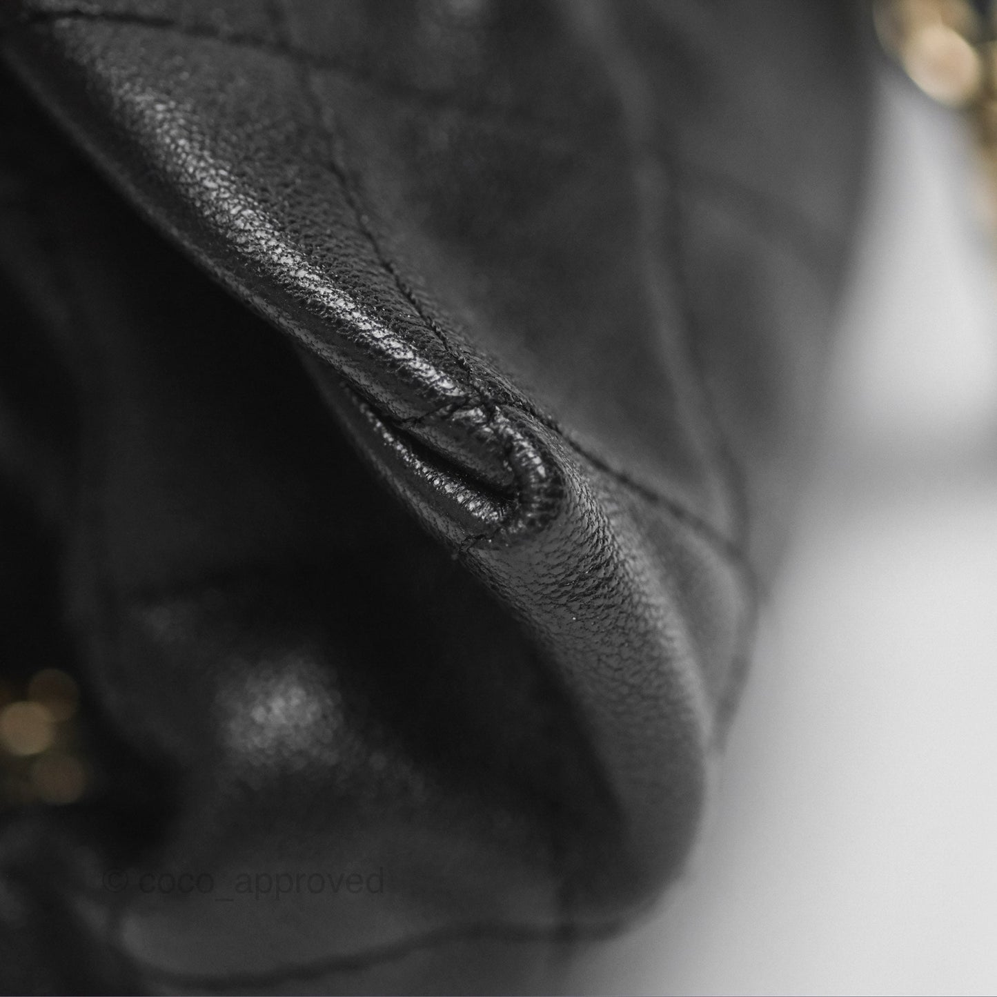 Chanel Quilted Clutch with Chain Black Lambskin Gold Hardware