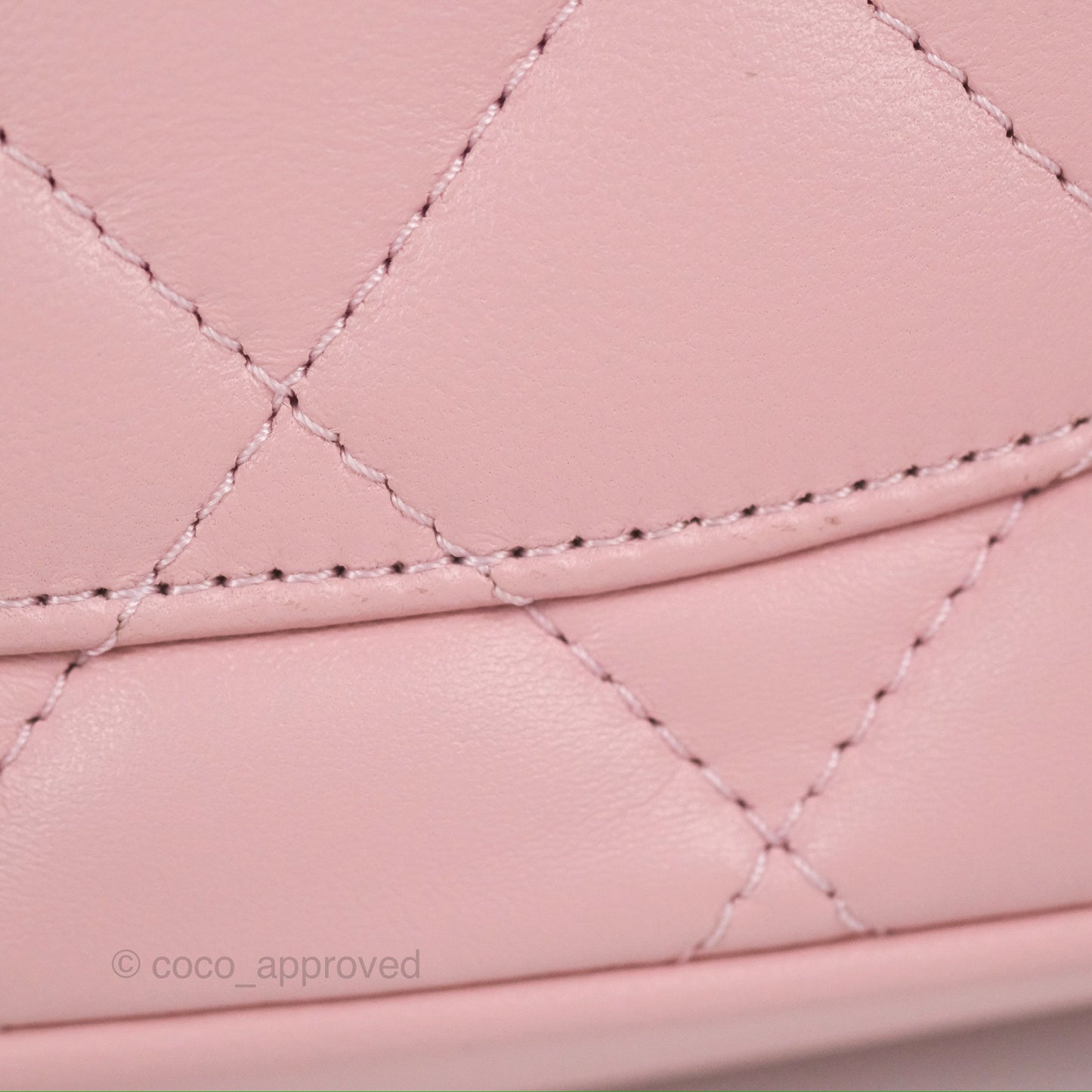 Chanel Mini Flap Bag With Heart CC Charm Pink Lambskin Aged Gold Hardware