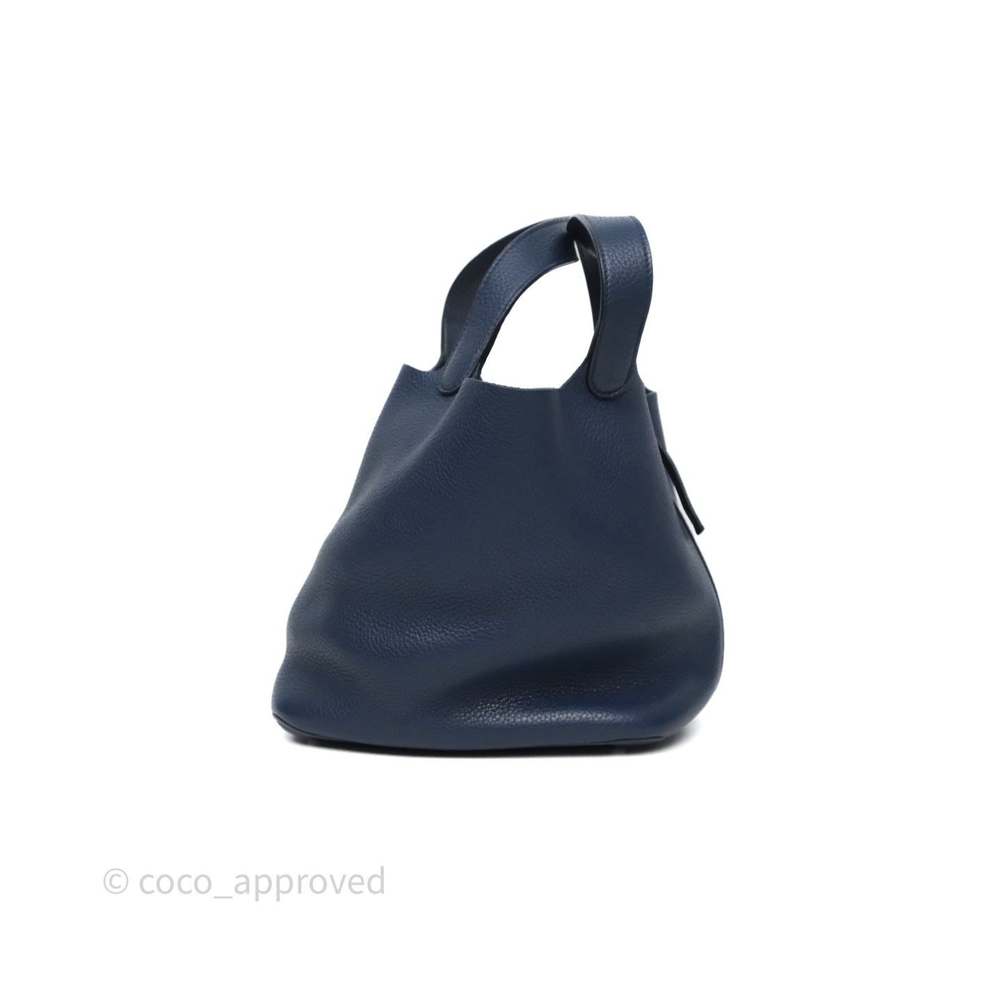 Hermès Picotin 22 Bleu Nuit 2Z Clemence Palladium Hardware