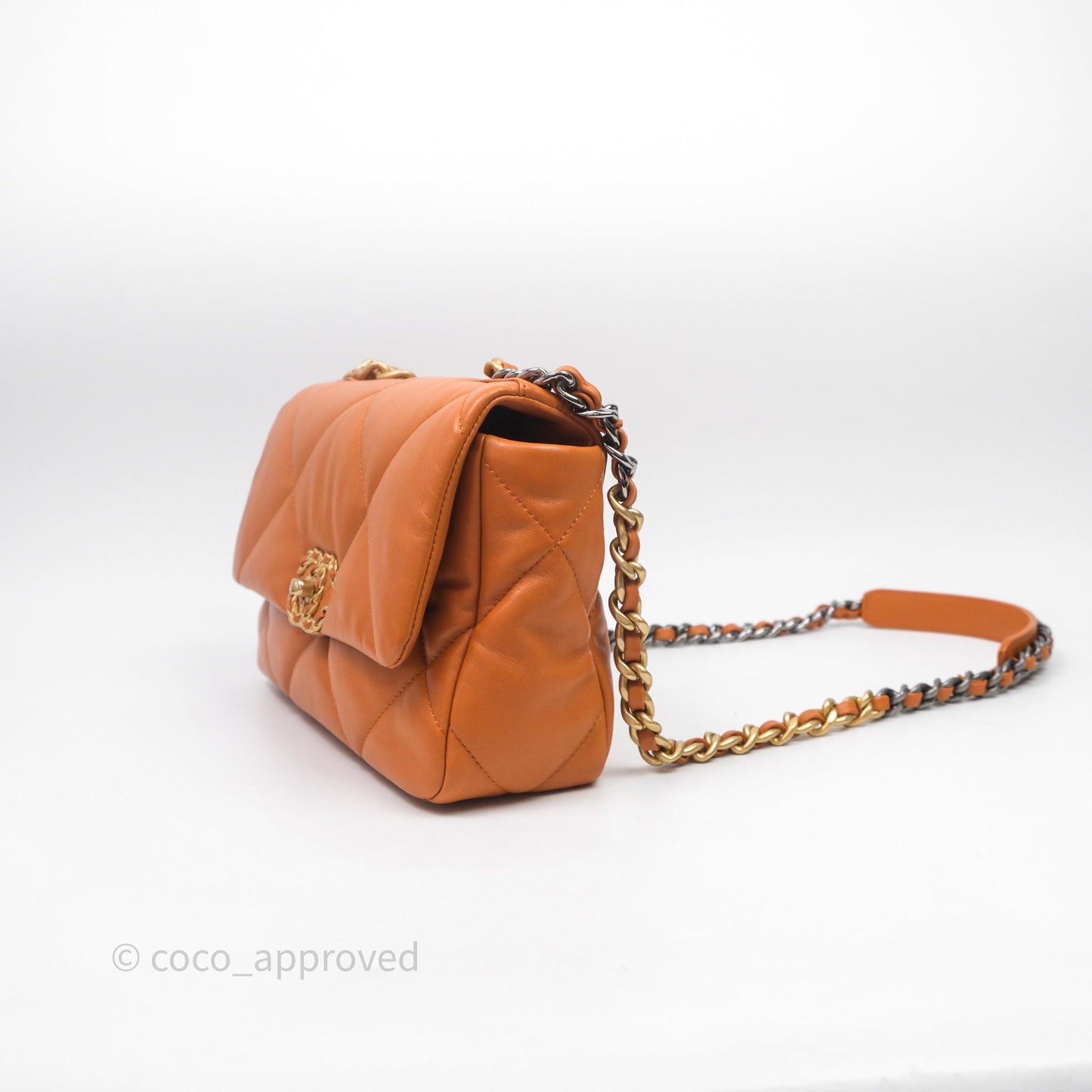 Chanel 19 Small Caramel Mixed Hardware