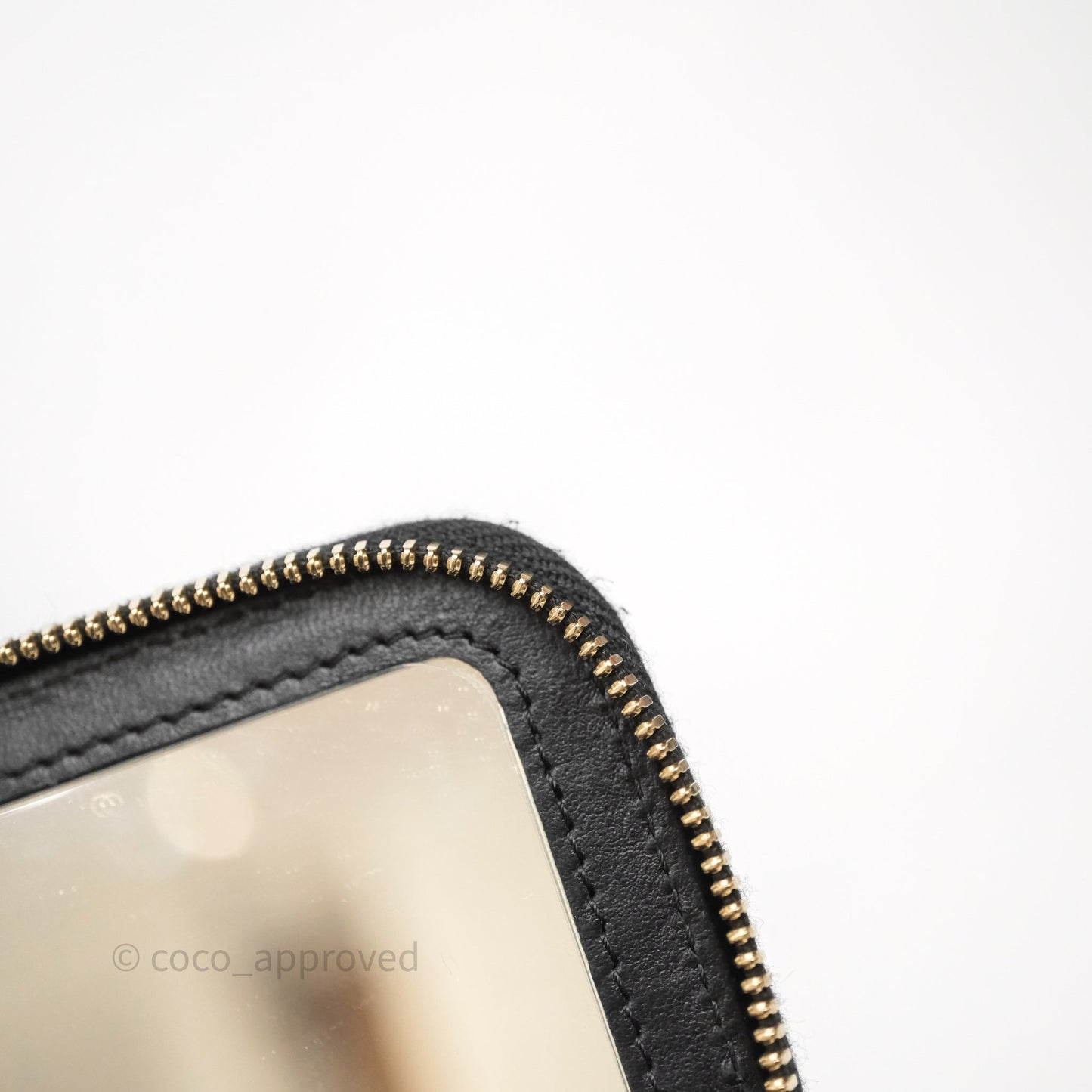 Chanel Vanity with Heart Adjustable Chain Black Caviar Aged Gold Hardware