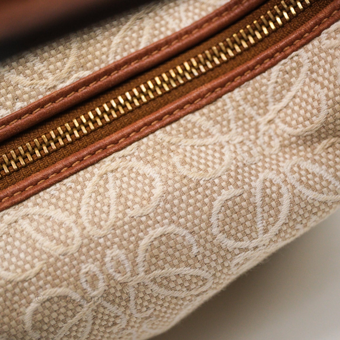 Loewe Top Handle Cubi Bag Anagram Jacquard
