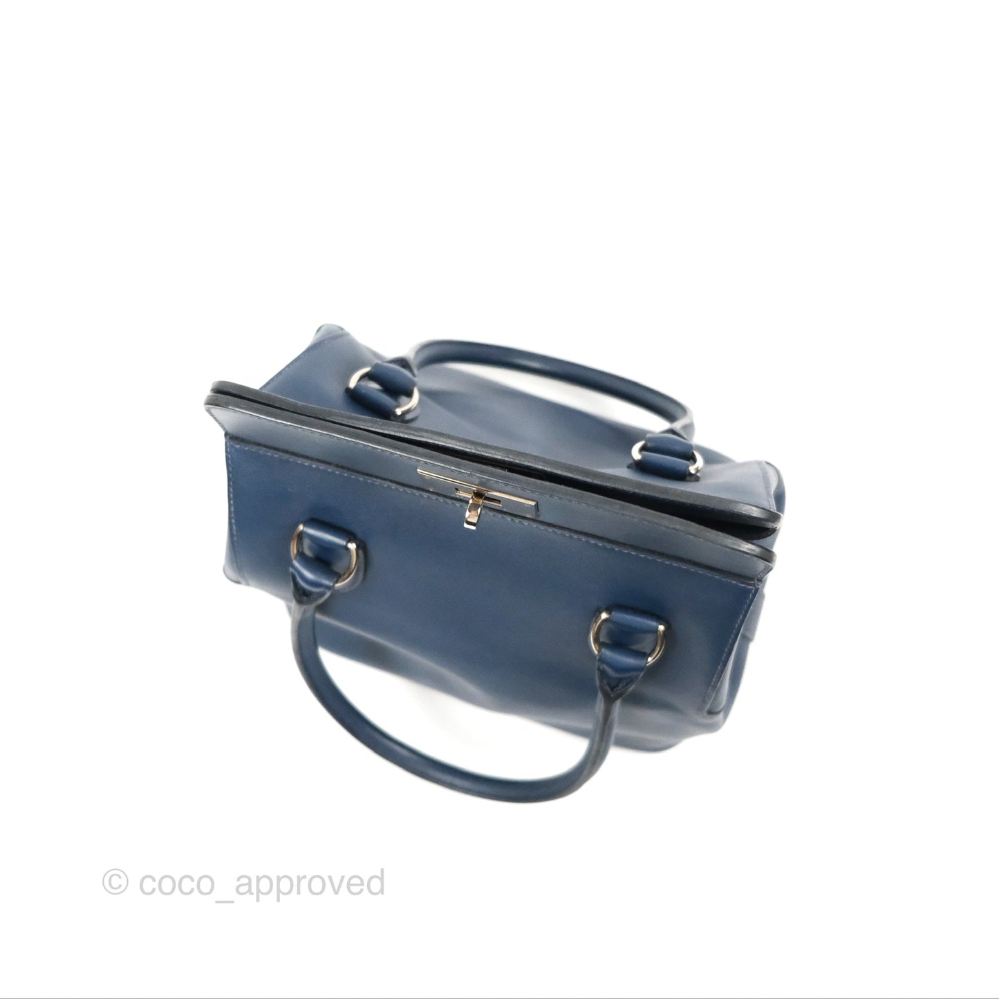 Hermès ToolBox 20 Navy Swift Palladium Hardware
