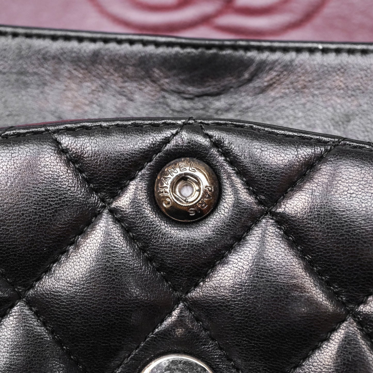 Chanel Small Classic Flap Quilted Black Lambskin Silver Hardware