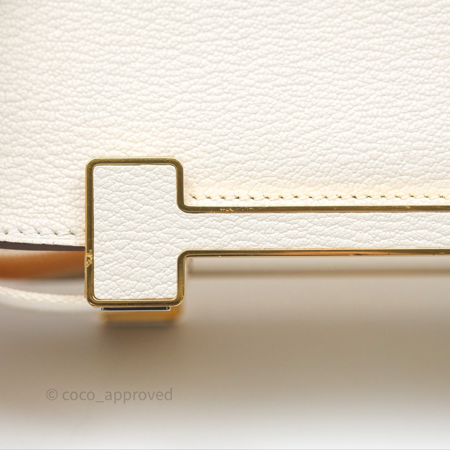 Hermès Geta Bag Nata I2 Chevre Mysore Gold Hardware