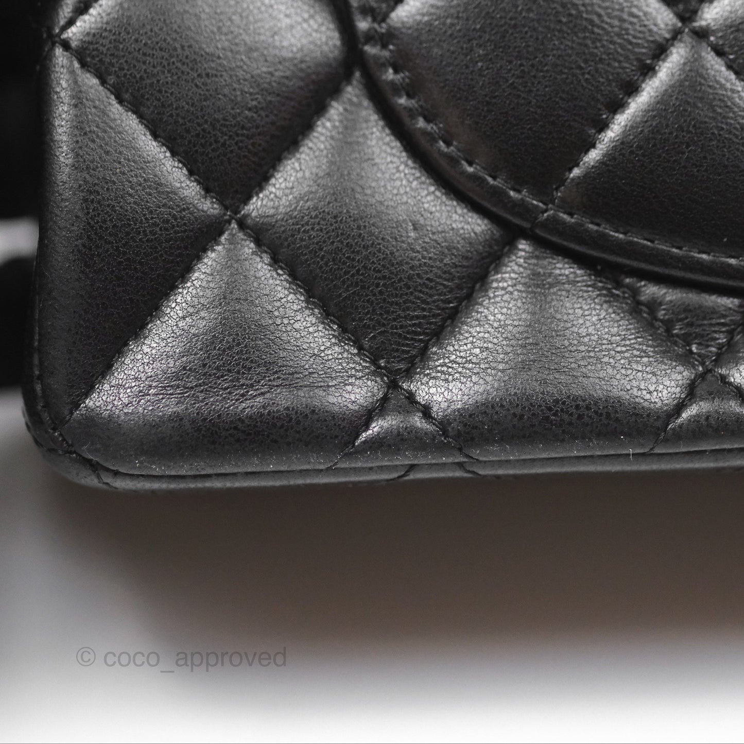 Chanel Small S/M Classic Flap Black Lambskin Silver Hardware