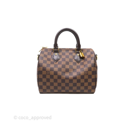Louis Vuitton Speedy 25 Damier Canvas Gold Hardware