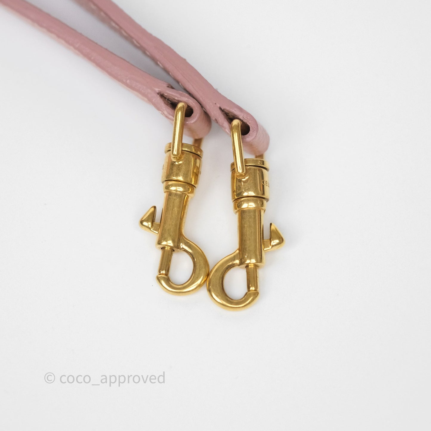 Celine Nano Belt Bag Vintage Pink Grained Calfskin Gold Hardware