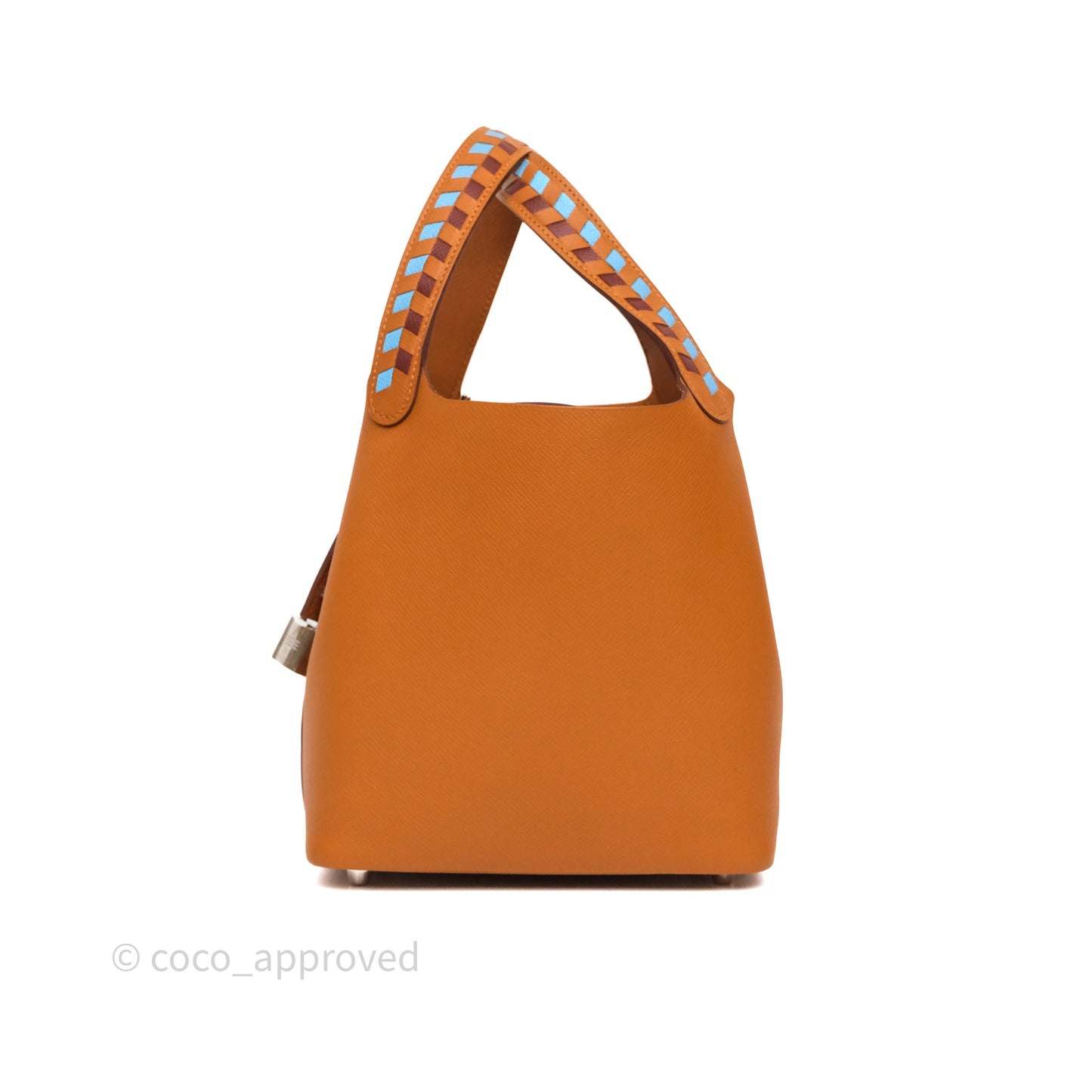 Hermès Picotin 18 Tressage Gold Epsom Palladium Hardware