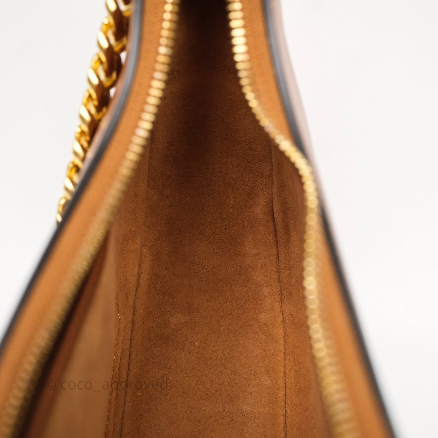 Celine Medium Ava Chain Bag Tan Calfskin